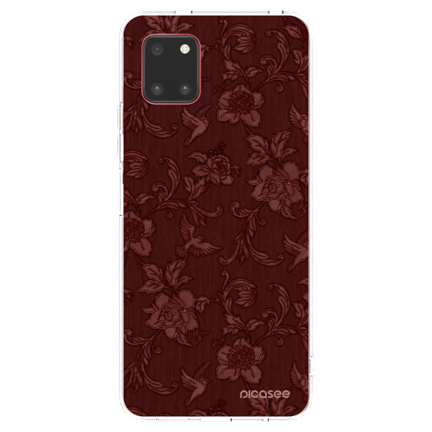 Picasee Samsung Galaxy Note 10 Lite N770F Hülle - Transparentes Silikon - Red Elegance