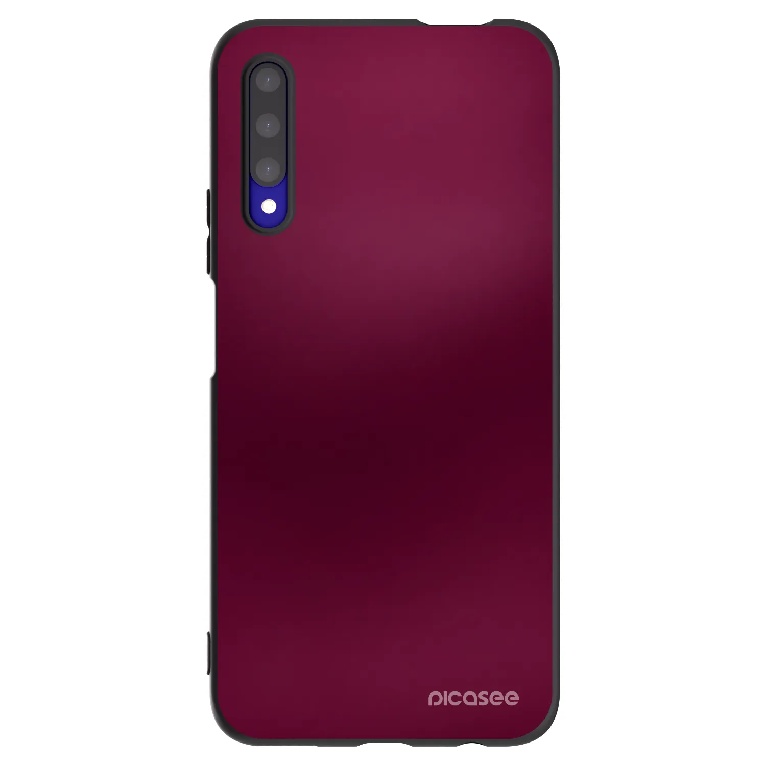 Picasee Honor 9X Pro Hülle - Schwarzes Silikon - Velvet Bordeaux