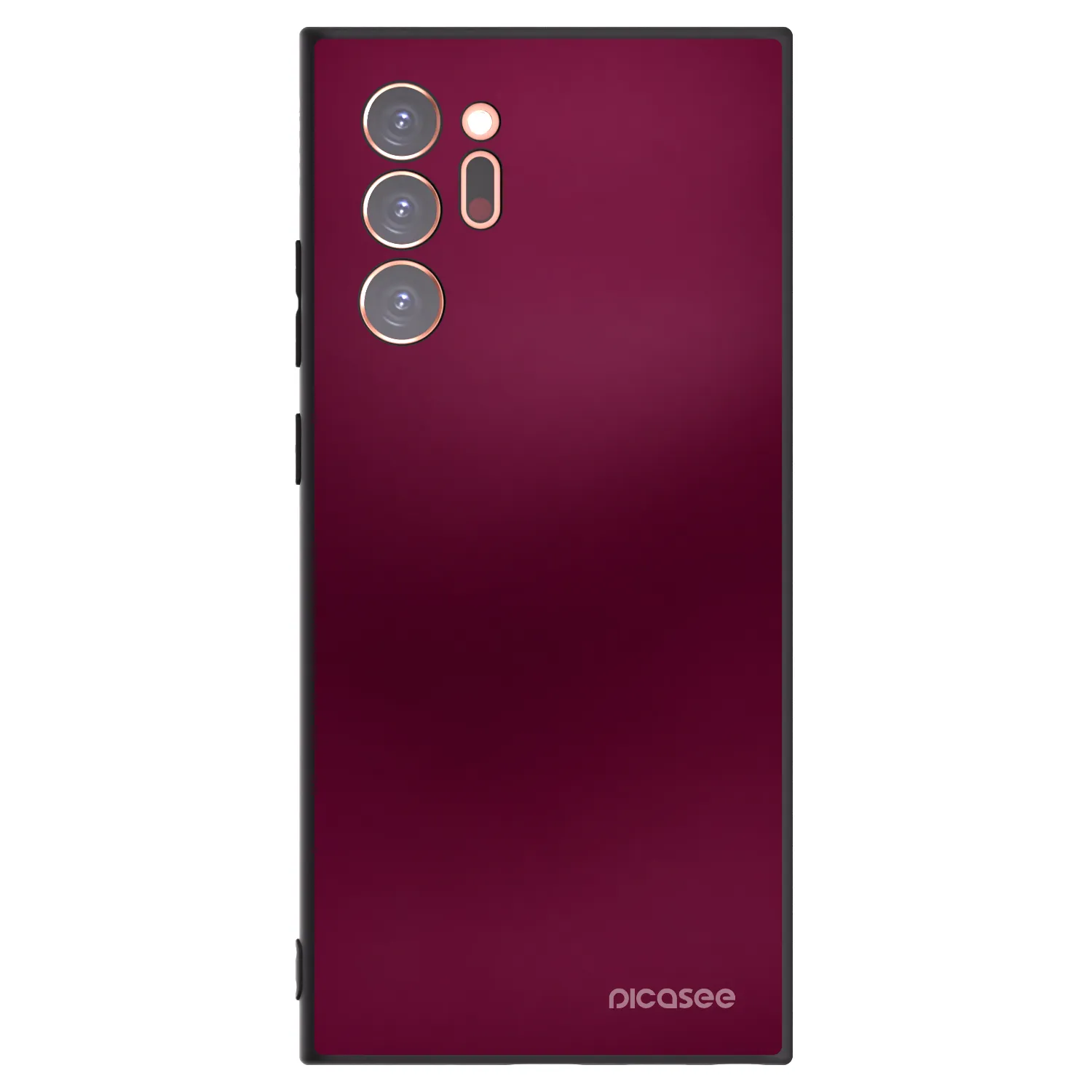 Picasee Samsung Galaxy Note 20 Ultra Hülle - Schwarzes Silikon - Velvet Bordeaux