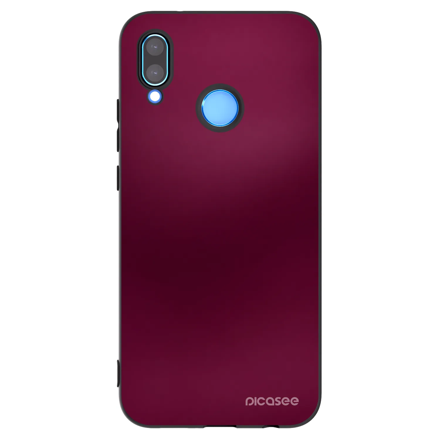 Picasee Huawei P20 Lite Hülle - Schwarzes Silikon - Velvet Bordeaux