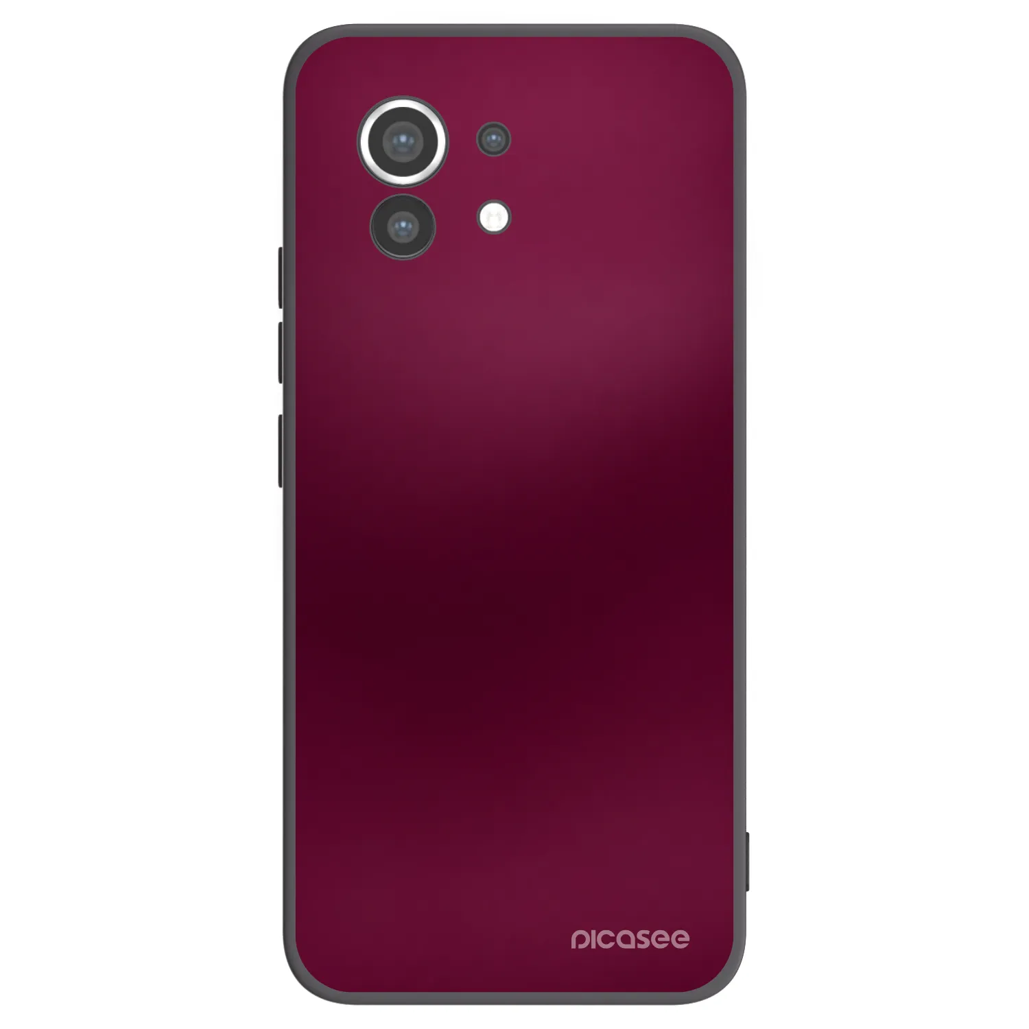 Picasee Xiaomi Mi 11 Hülle - Schwarzes Silikon - Velvet Bordeaux