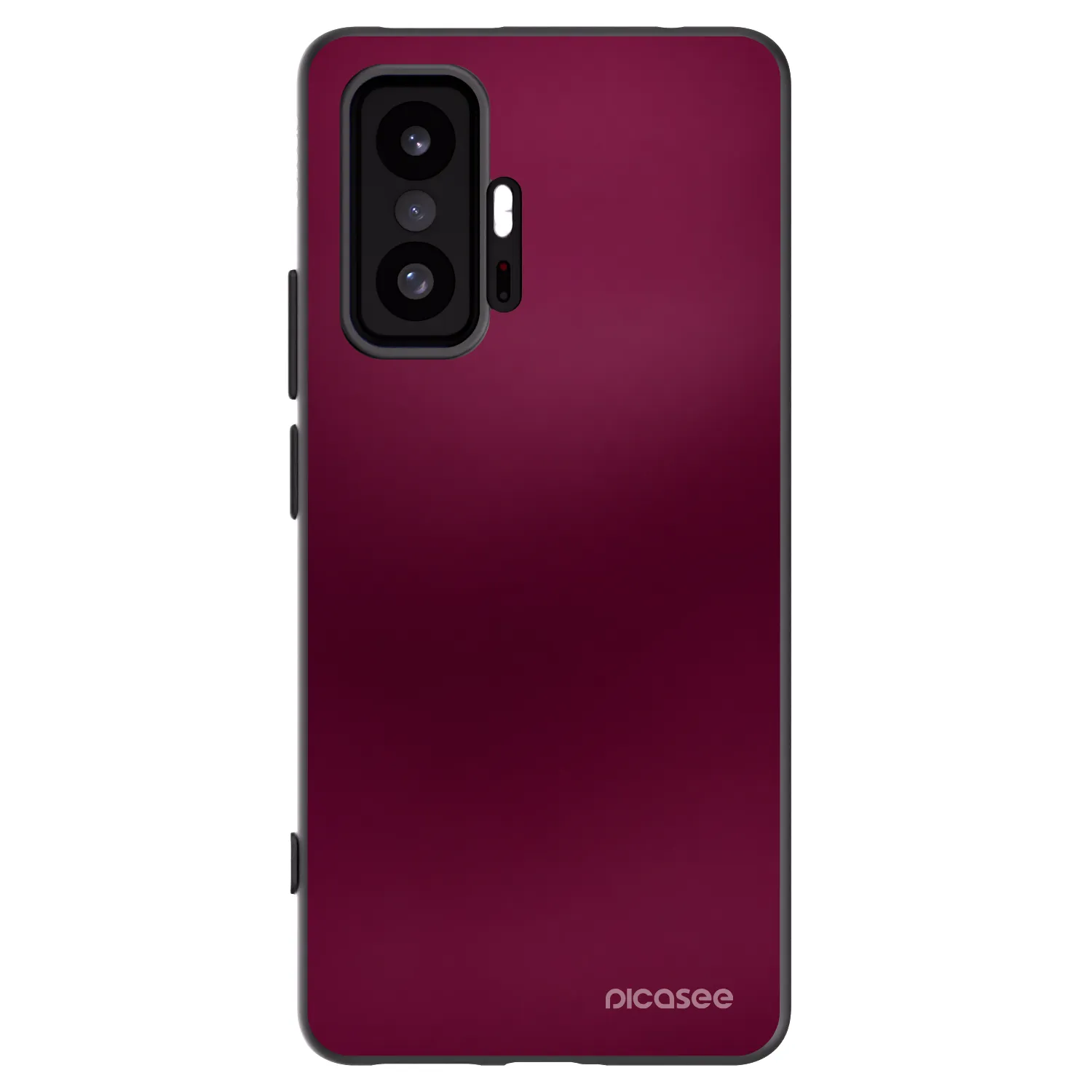 Picasee Xiaomi 11T Hülle - Schwarzes Silikon - Velvet Bordeaux