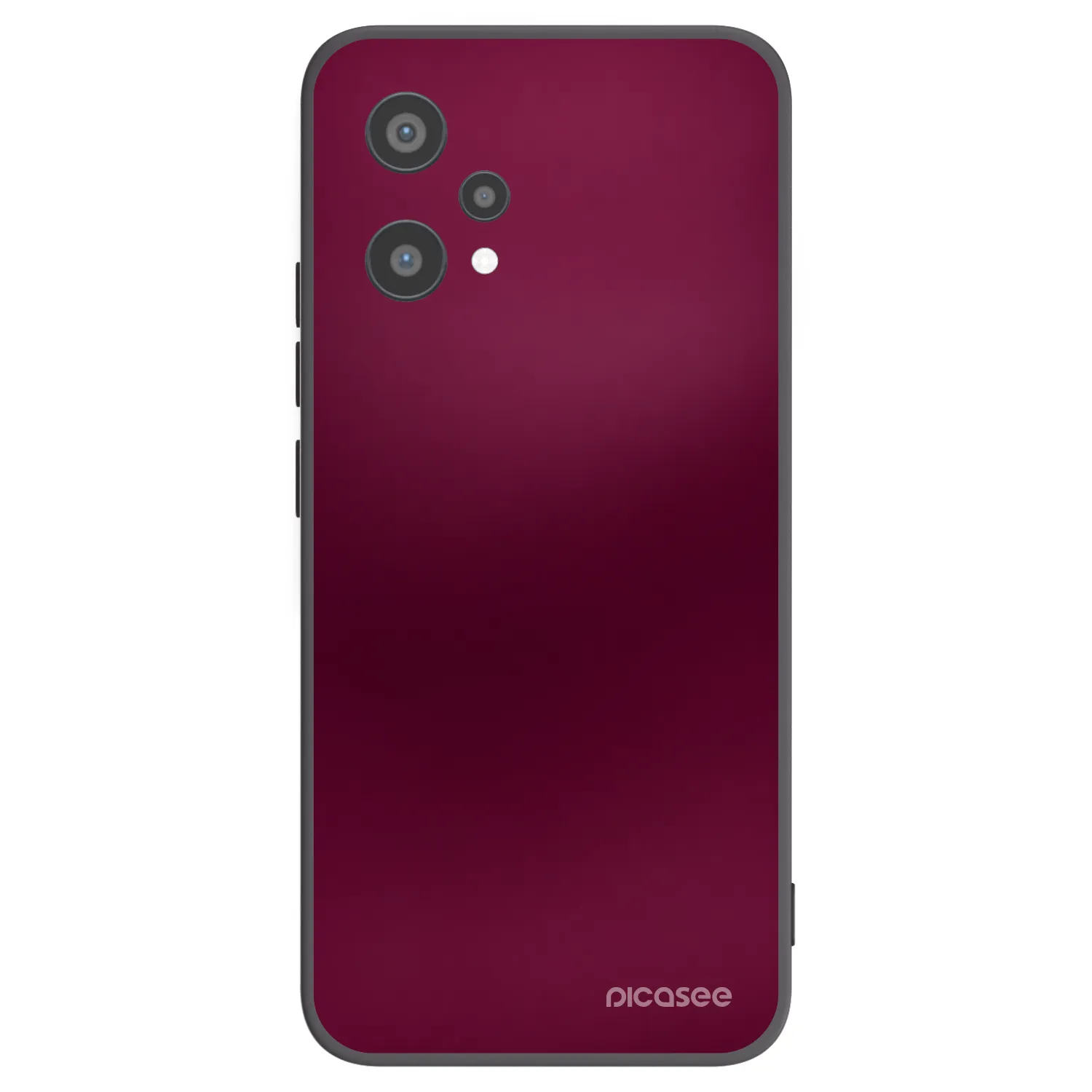Picasee Realme 9 Pro 5G Hülle - Schwarzes Silikon - Velvet Bordeaux