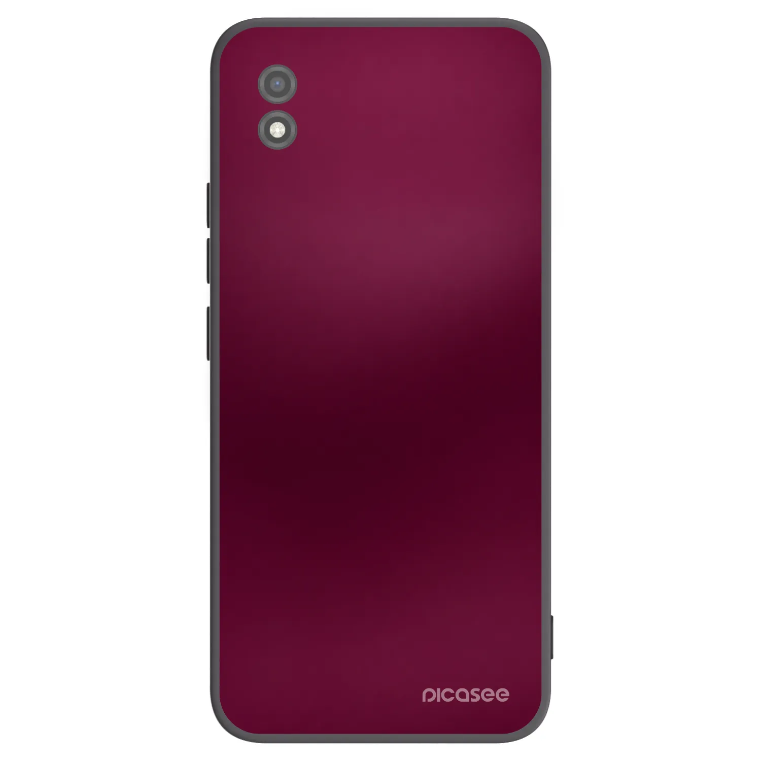 Picasee Realme C11 (2021) Hülle - Schwarzes Silikon - Velvet Bordeaux
