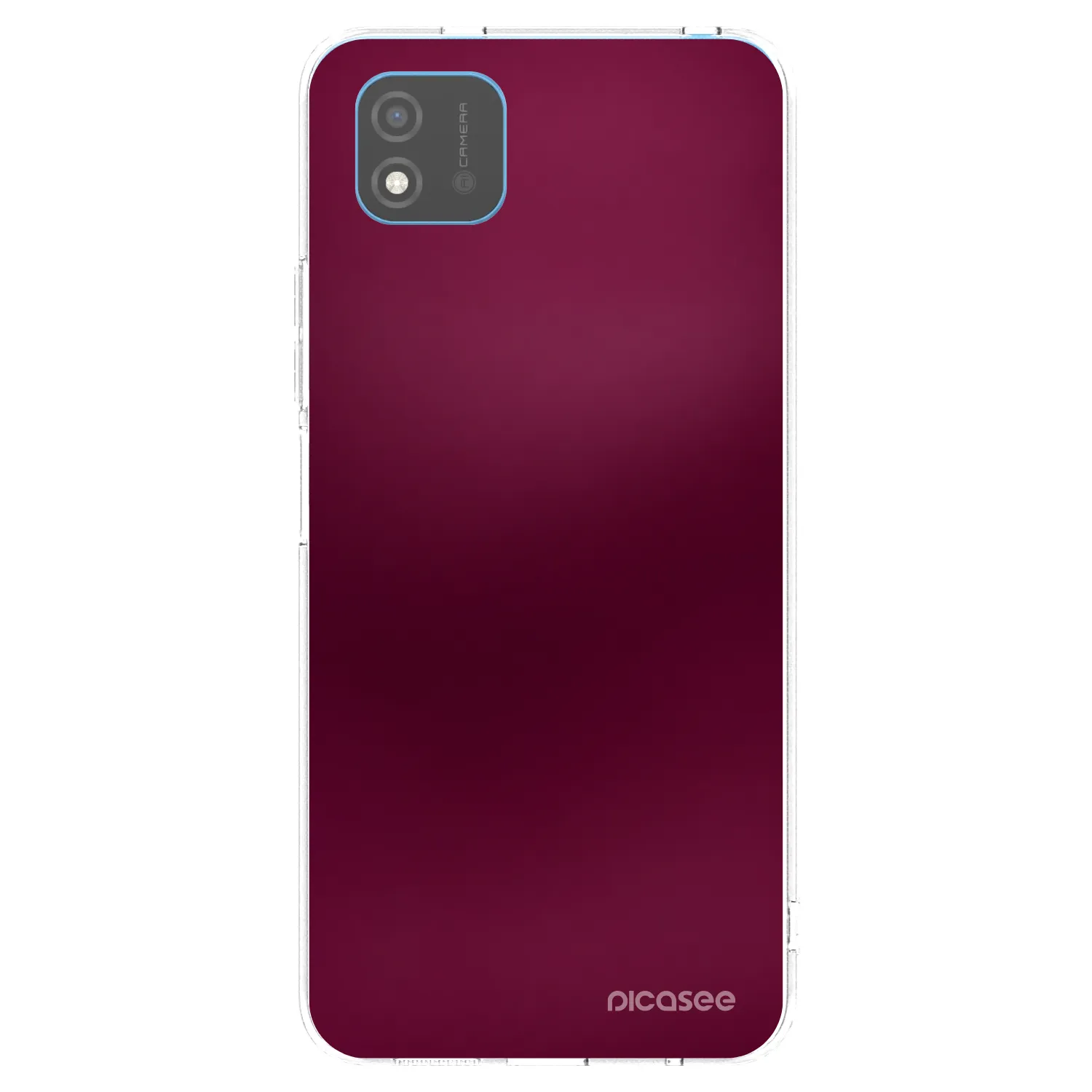 Picasee Realme C11 (2021) Hülle - Transparentes Silikon - Velvet Bordeaux