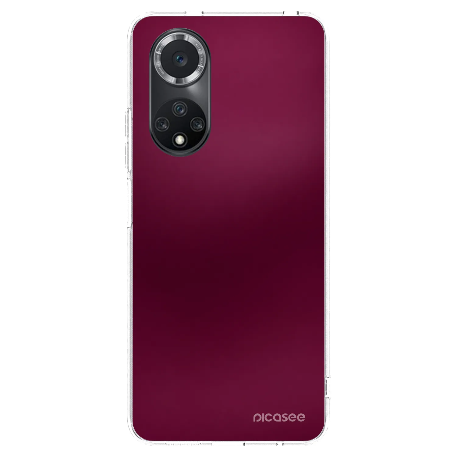 Picasee Huawei Nova 9 SE Hülle - Transparentes Silikon - Velvet Bordeaux