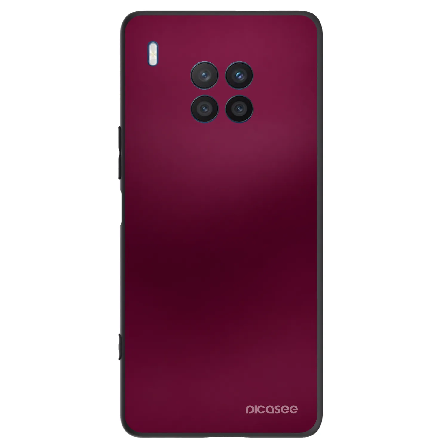 Picasee Honor 50 Lite Hülle - Schwarzes Silikon - Velvet Bordeaux