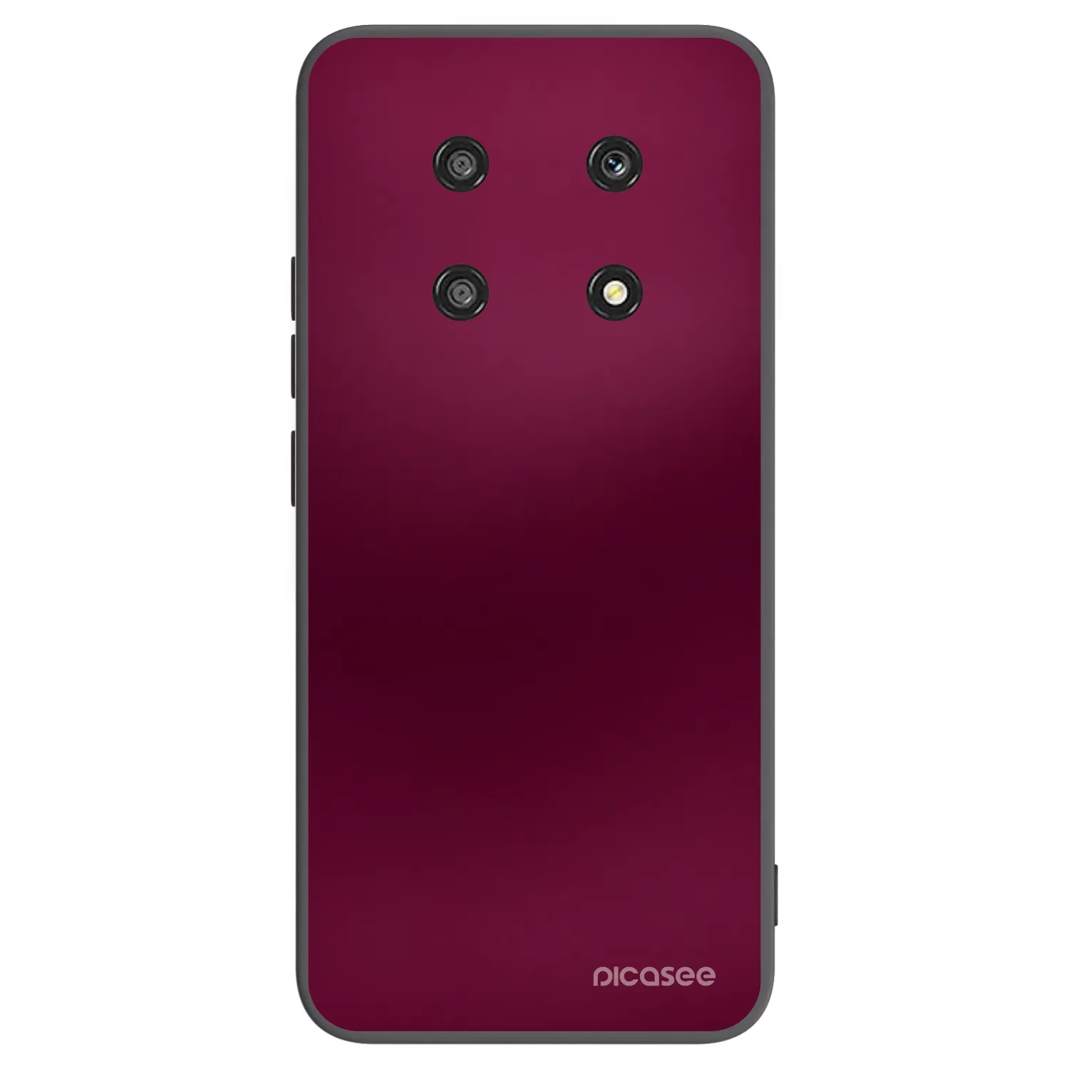 Picasee Honor Magic4 Lite 5G Hülle - Schwarzes Silikon - Velvet Bordeaux