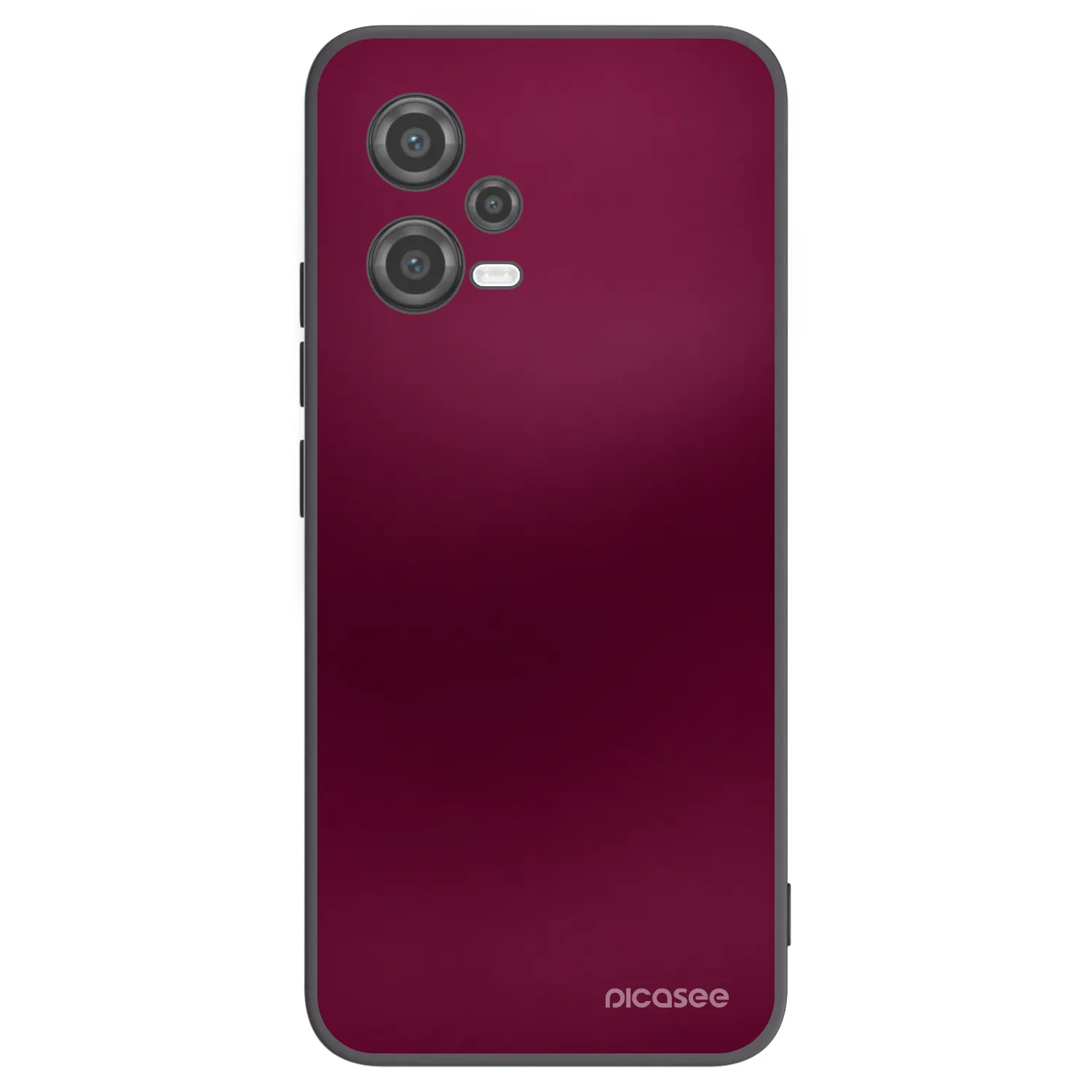 Picasee Xiaomi Poco X5 Hülle - Schwarzes Silikon - Velvet Bordeaux
