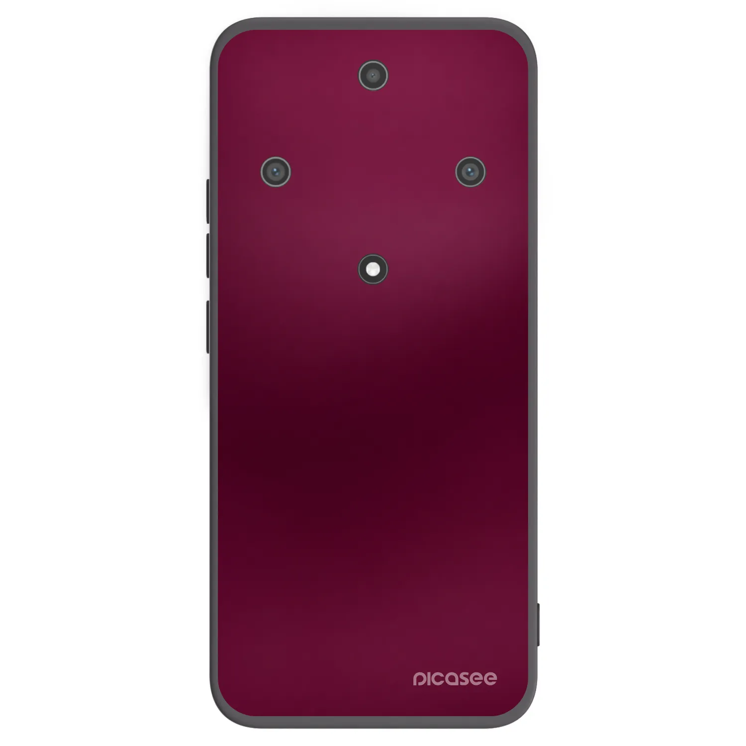 Picasee Honor Magic5 Lite 5G Hülle - Schwarzes Silikon - Velvet Bordeaux