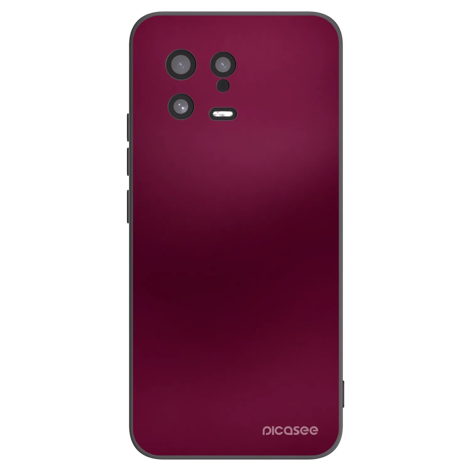 Picasee Xiaomi 13 Hülle - Schwarzes Silikon - Velvet Bordeaux