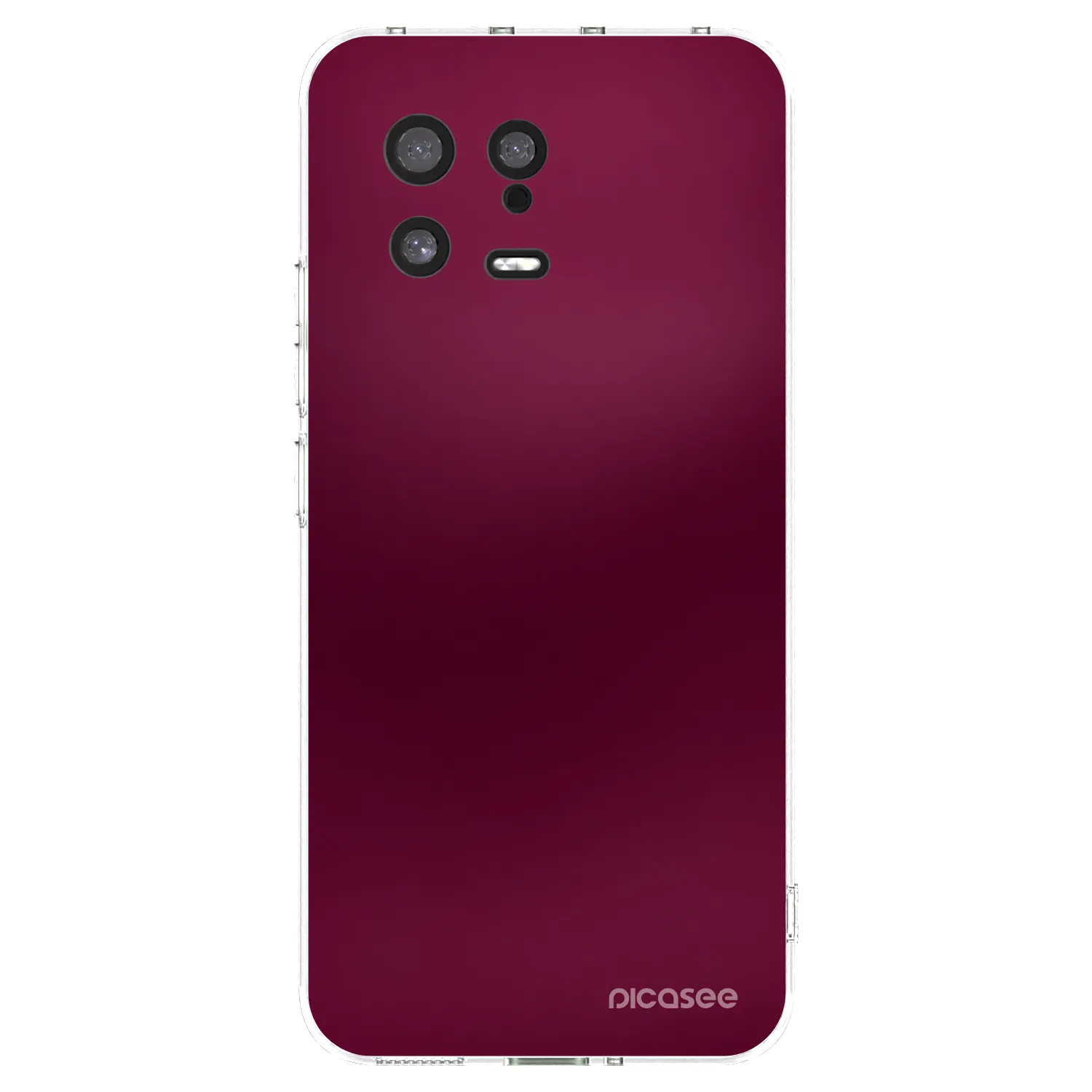 Picasee Xiaomi 13 Hülle - Transparentes Silikon - Velvet Bordeaux