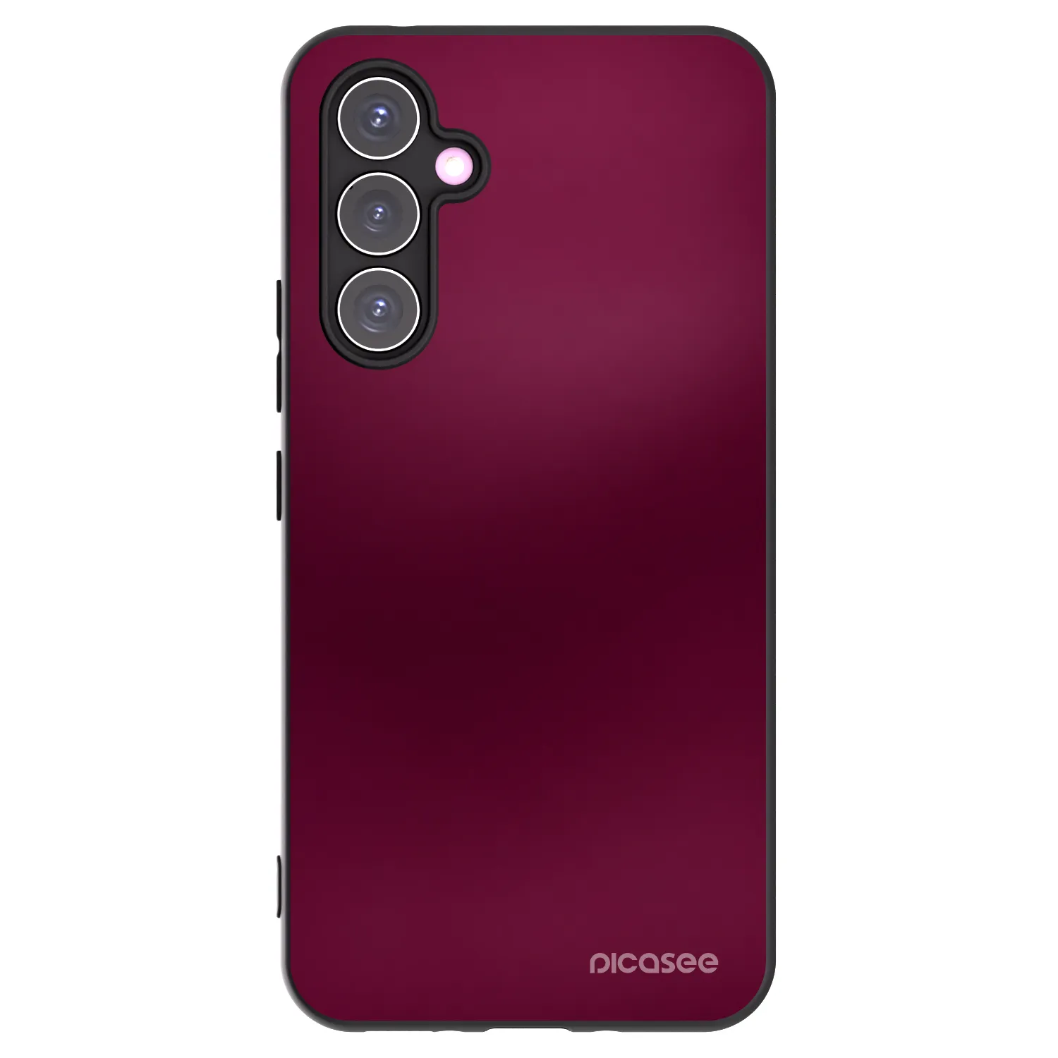 Picasee Samsung Galaxy A54 5G A546B Hülle - Schwarzes Silikon - Velvet Bordeaux
