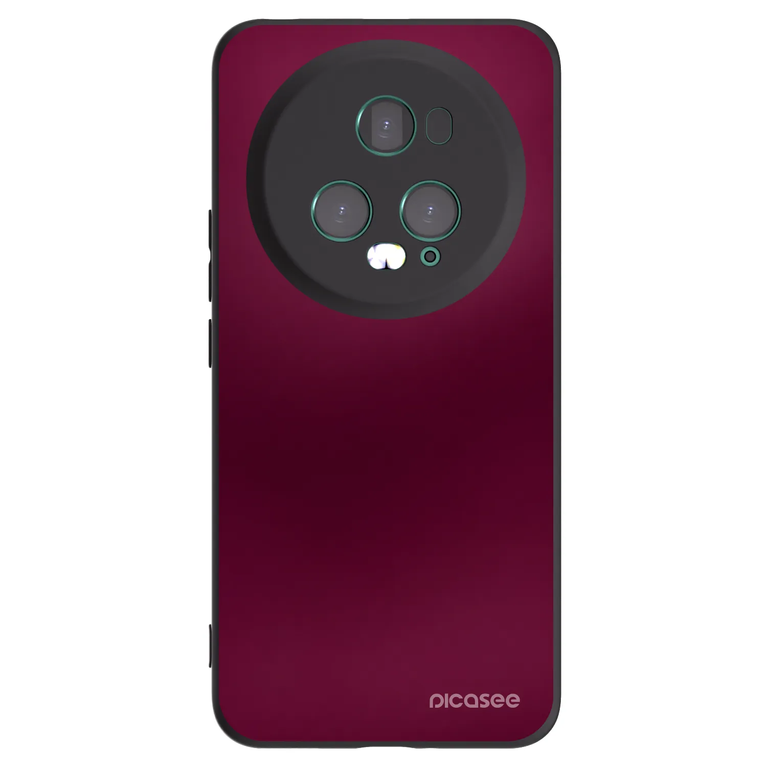 Picasee Honor Magic5 Pro Hülle - Schwarzes Silikon - Velvet Bordeaux