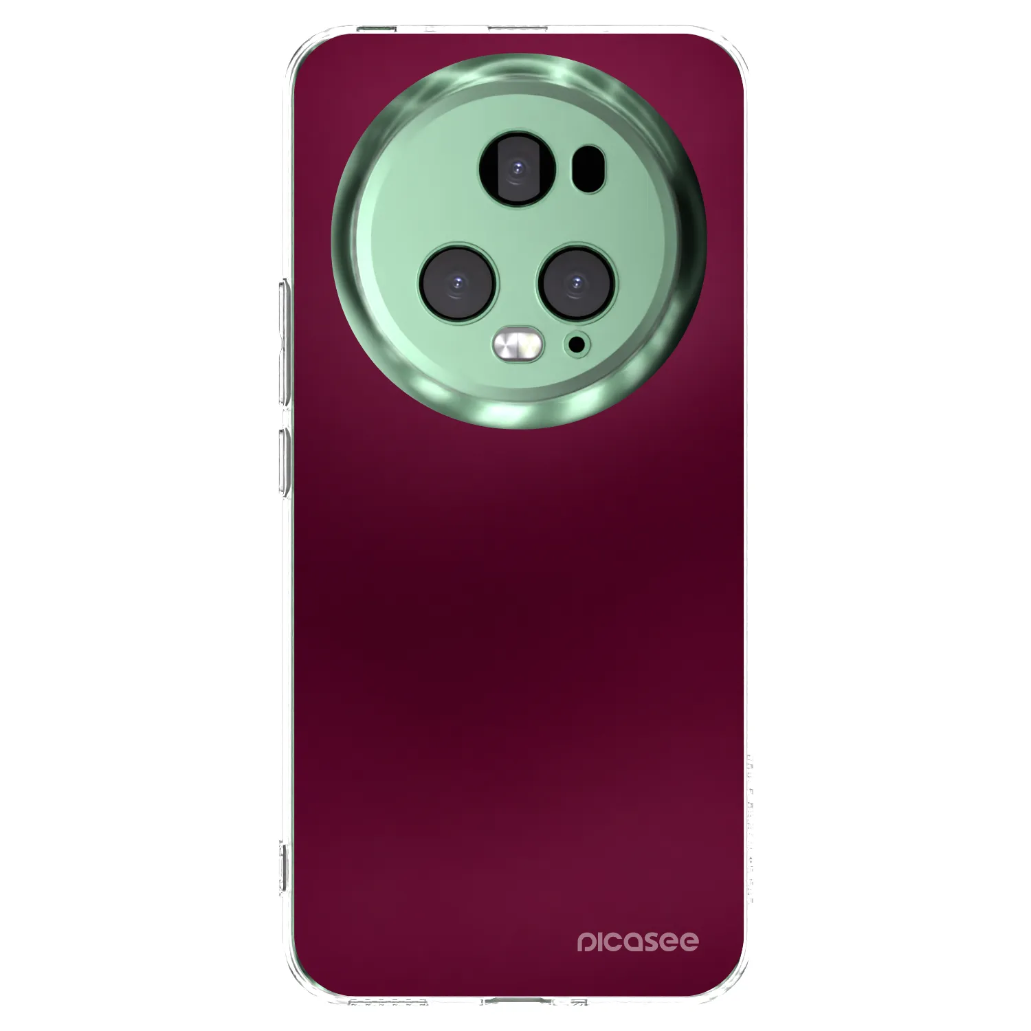 Picasee Honor Magic5 Pro Hülle - Transparentes Silikon - Velvet Bordeaux