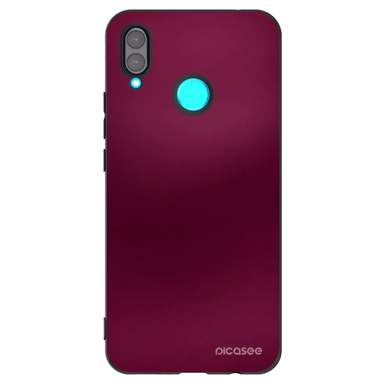 Picasee Huawei Nova 3 Hülle - Schwarzes Silikon - Velvet Bordeaux