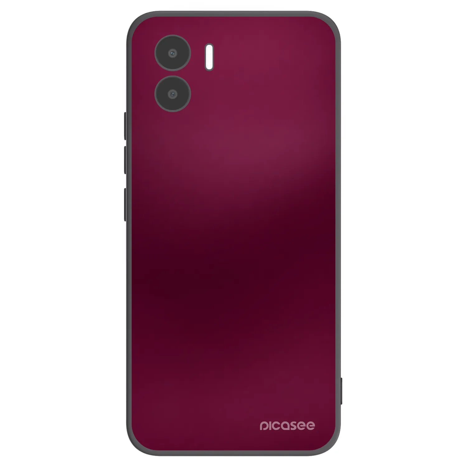 Picasee Xiaomi Redmi A2 Hülle - Schwarzes Silikon - Velvet Bordeaux
