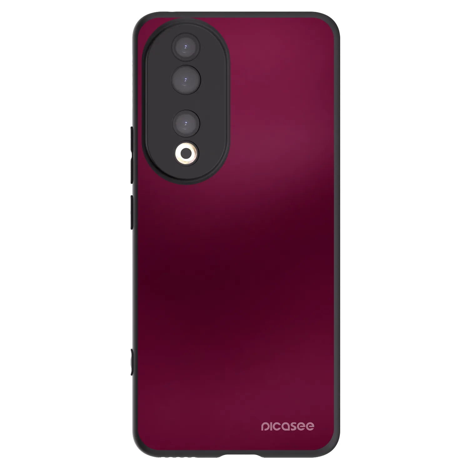 Picasee Honor 90 5G Hülle - Schwarzes Silikon - Velvet Bordeaux