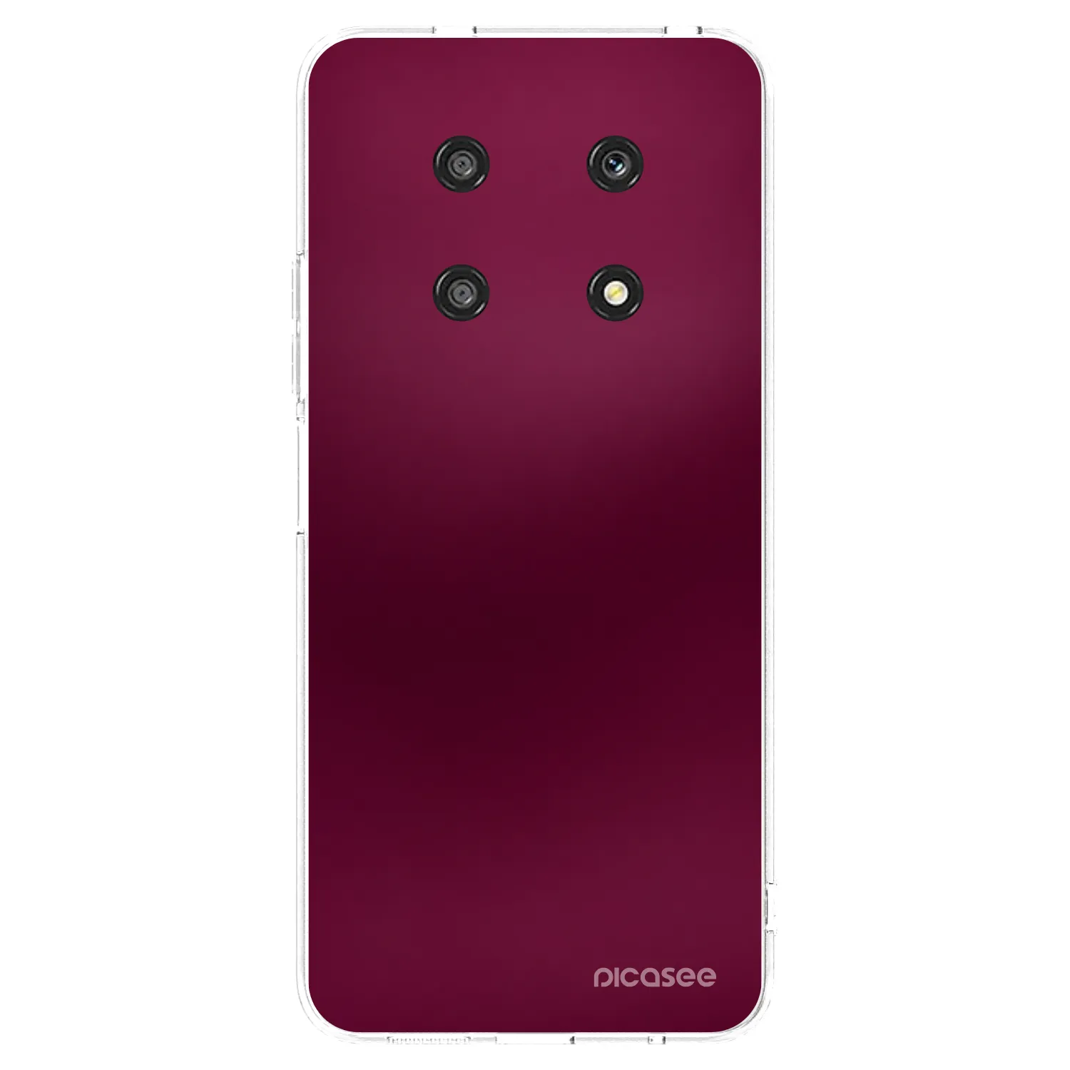 Picasee Honor Magic4 Lite 5G Hülle - Transparentes Silikon - Velvet Bordeaux