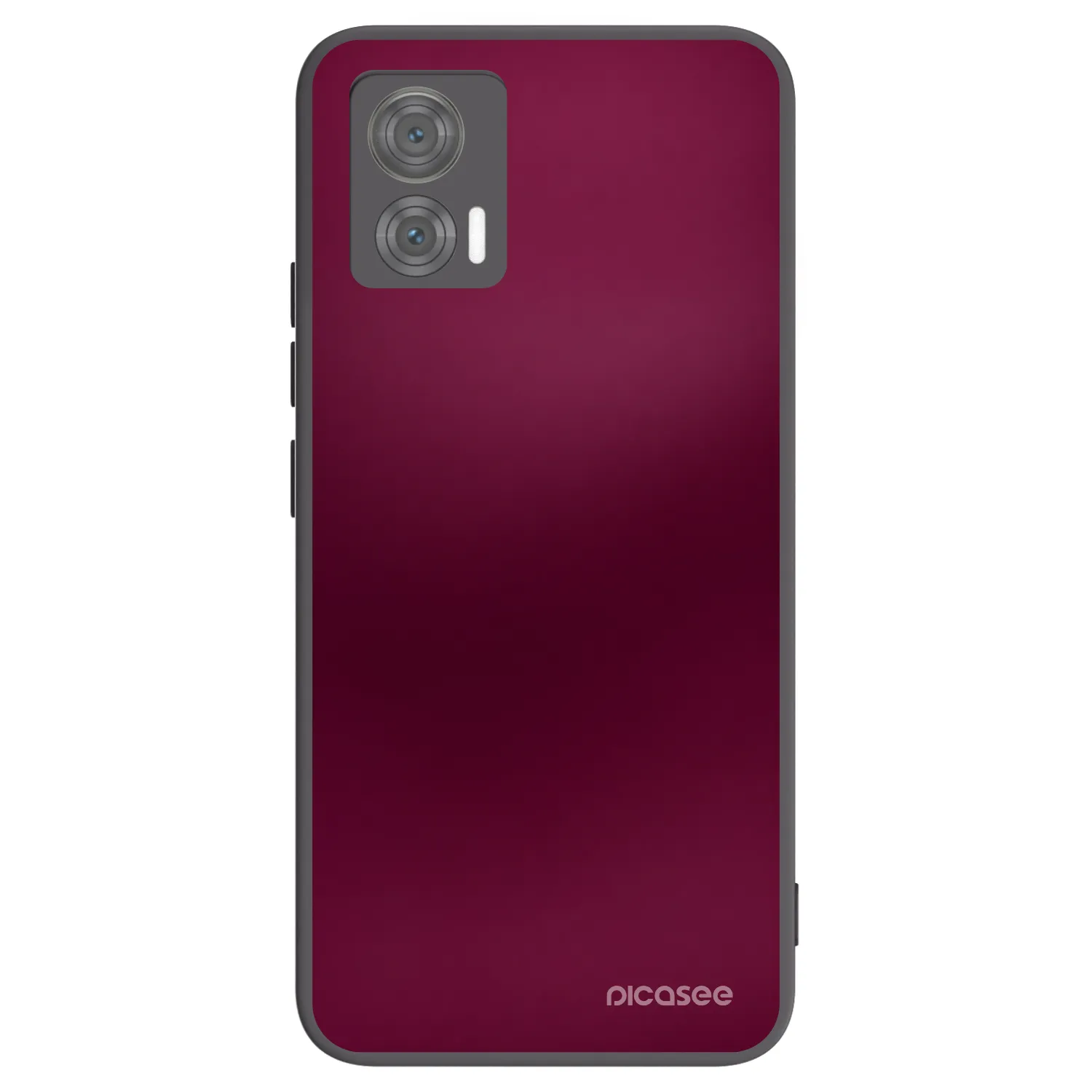 Picasee Motorola Edge 30 Neo Hülle - Schwarzes Silikon - Velvet Bordeaux