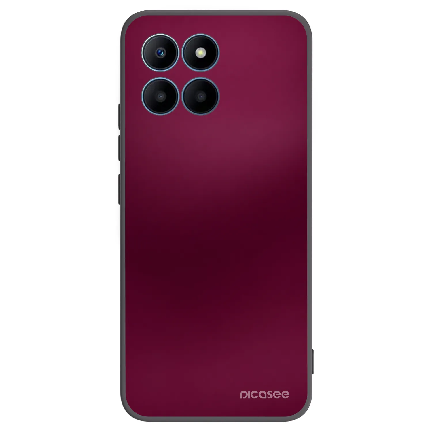 Picasee Honor 70 Lite Hülle - Schwarzes Silikon - Velvet Bordeaux