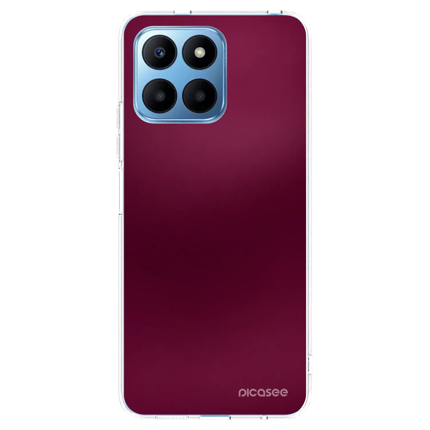 Picasee Honor 70 Lite Hülle - Transparentes Silikon - Velvet Bordeaux