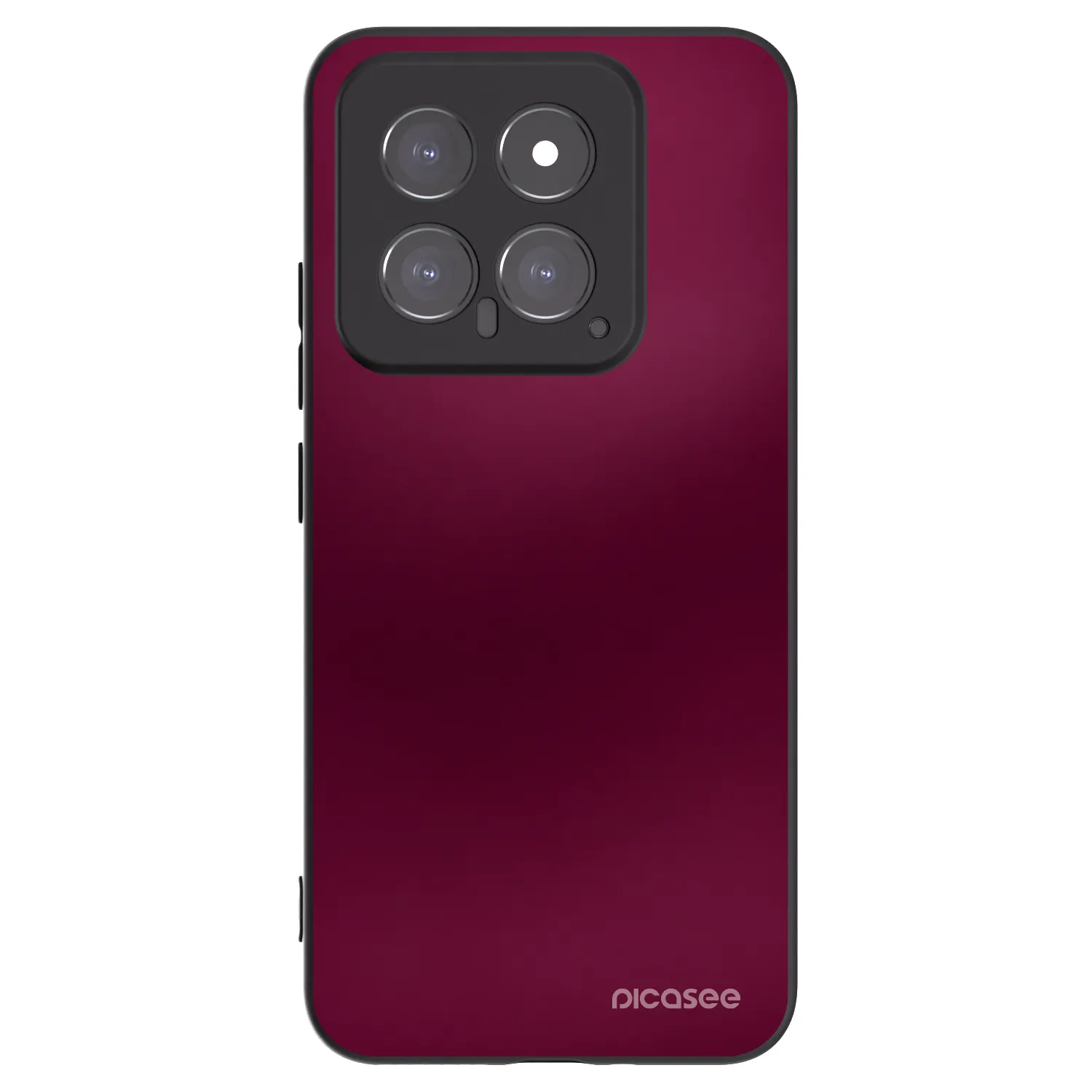 Picasee Xiaomi 14 Hülle - Schwarzes Silikon - Velvet Bordeaux