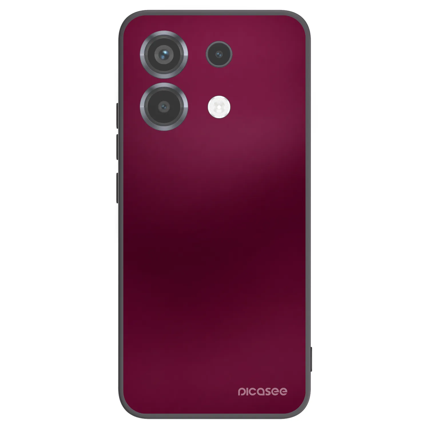 Picasee Xiaomi Poco X6 Hülle - Schwarzes Silikon - Velvet Bordeaux
