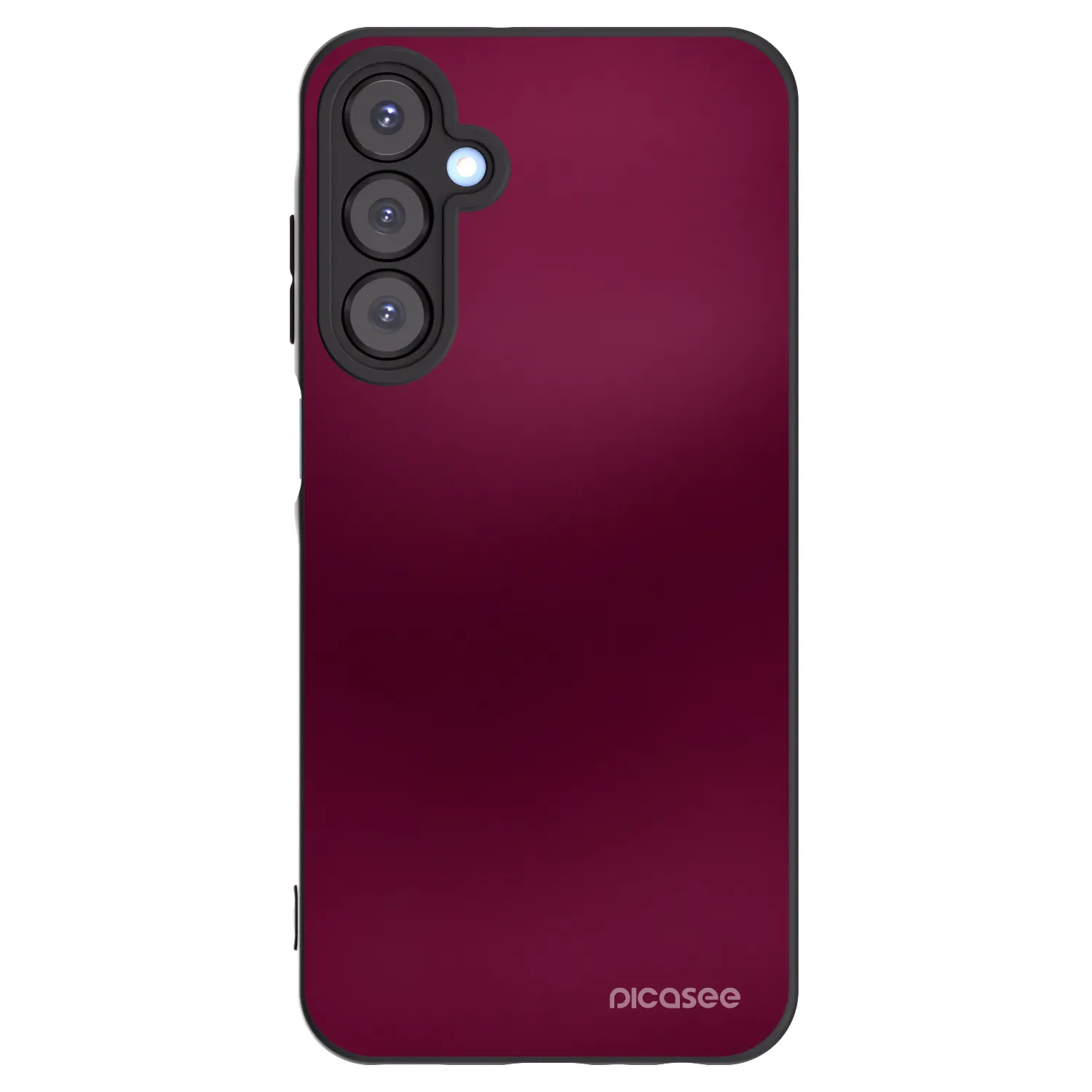 Picasee Samsung Galaxy A25 A256B 5G Hülle - Schwarzes Silikon - Velvet Bordeaux