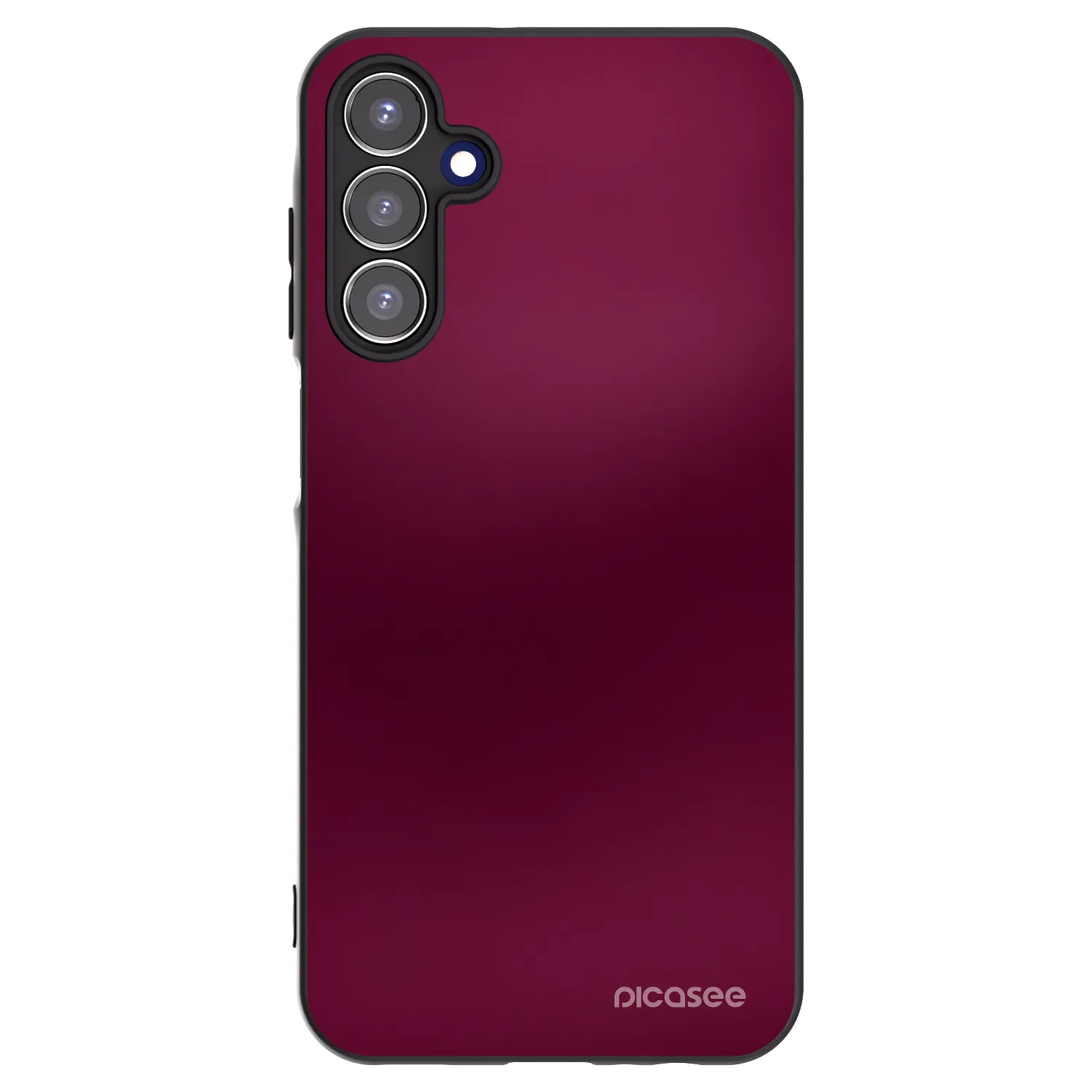 Picasee Samsung Galaxy A15 A156B 5G Hülle - Schwarzes Silikon - Velvet Bordeaux