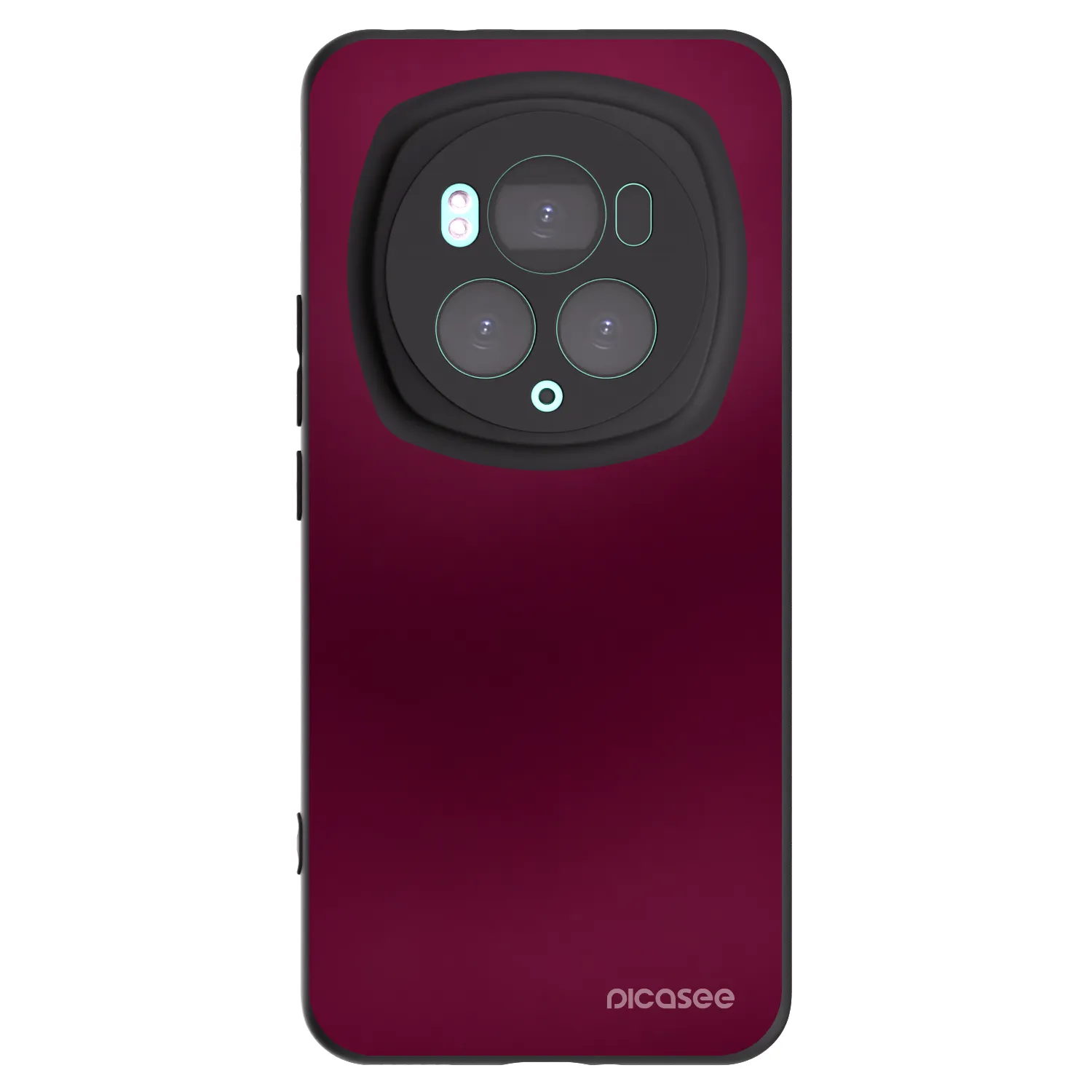 Picasee Honor Magic6 Pro Hülle - Schwarzes Silikon - Velvet Bordeaux