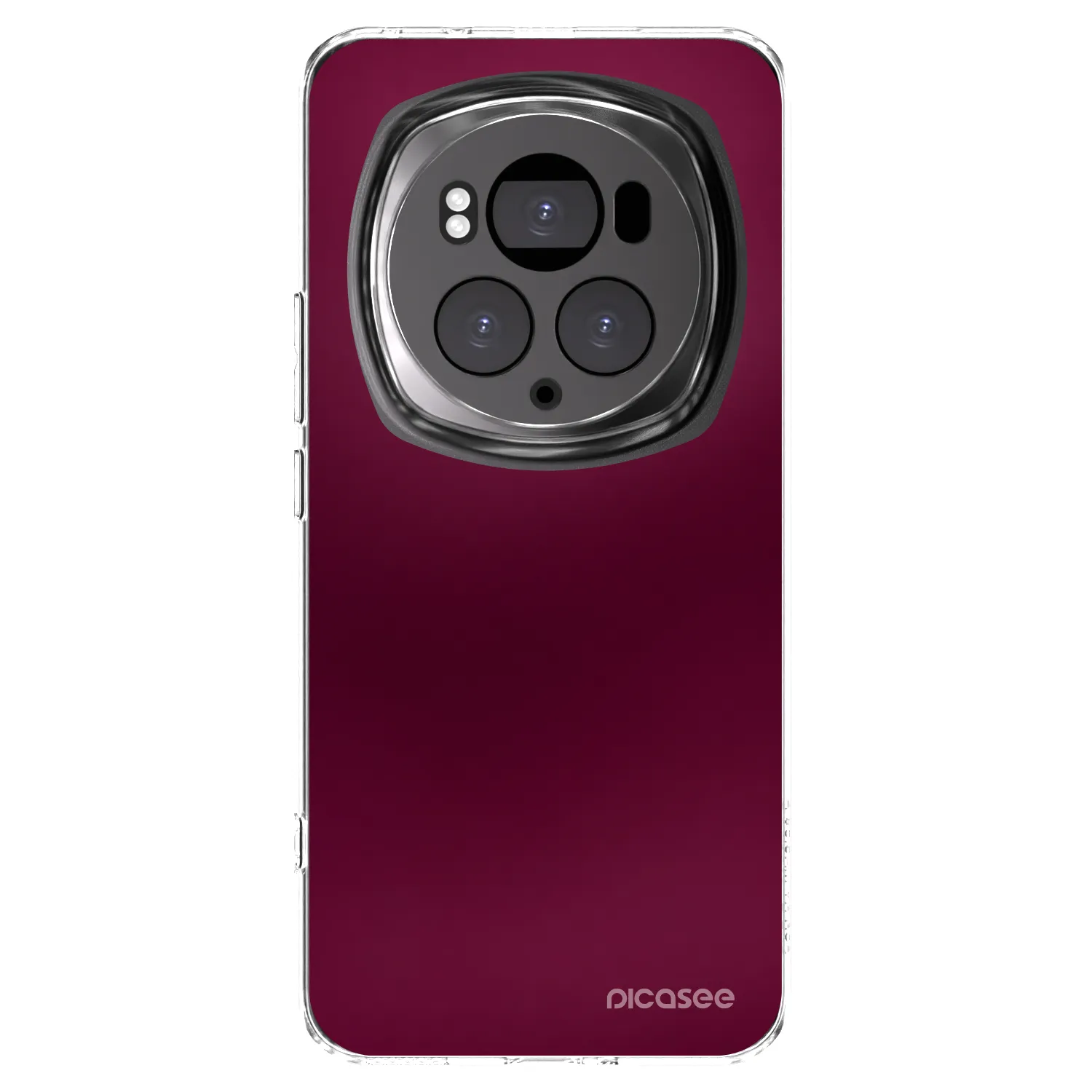 Picasee Honor Magic6 Pro Hülle - Transparentes Silikon - Velvet Bordeaux