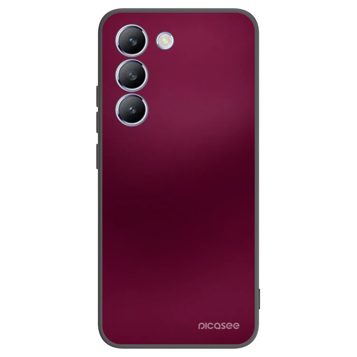 Picasee Vivo V40 SE 5G Hülle - Schwarzes Silikon - Velvet Bordeaux