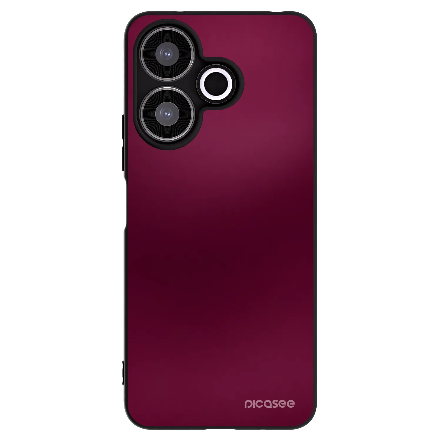Picasee Xiaomi Redmi 13 4G Hülle - Schwarzes Silikon - Velvet Bordeaux