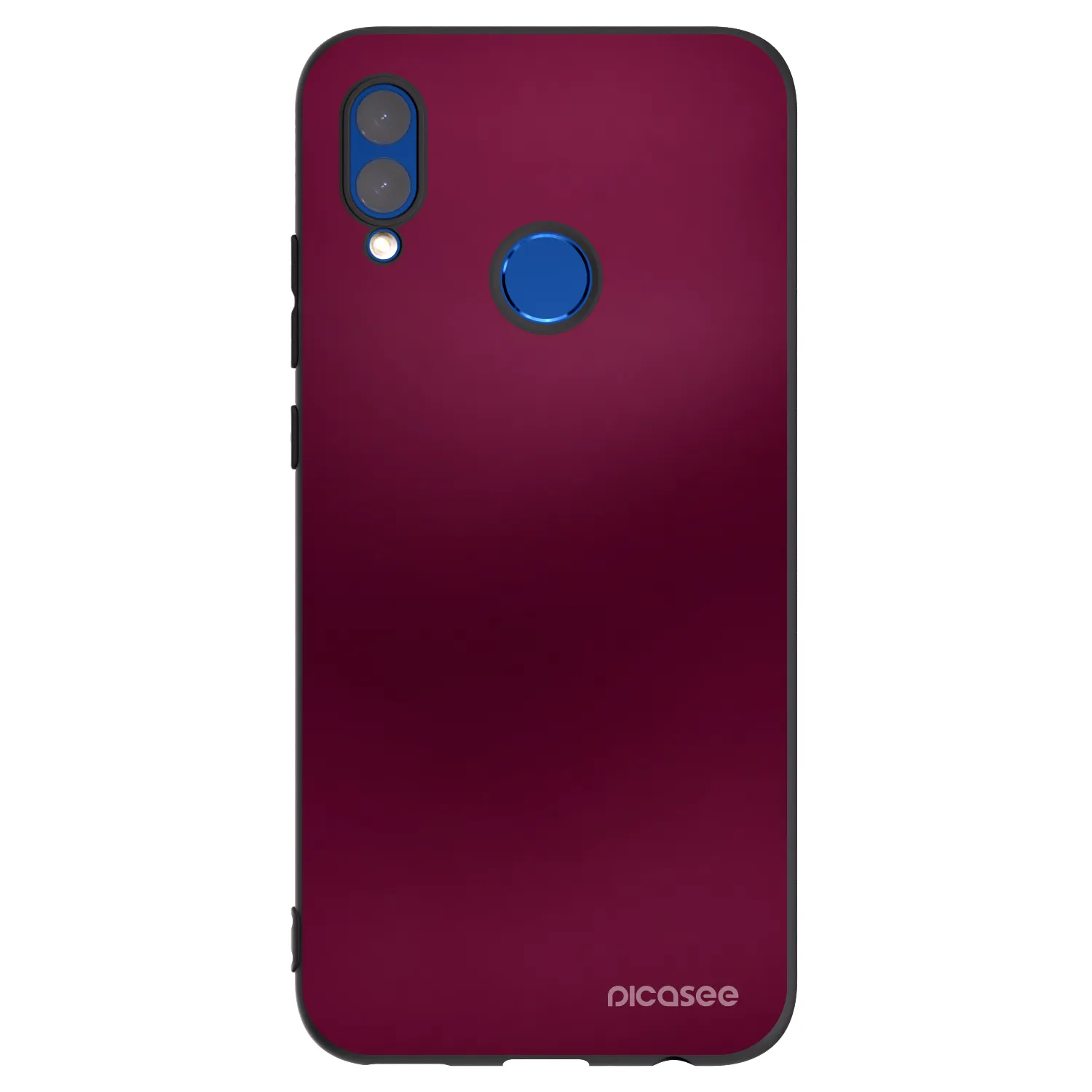 Picasee Honor 10 Lite Hülle - Schwarzes Silikon - Velvet Bordeaux