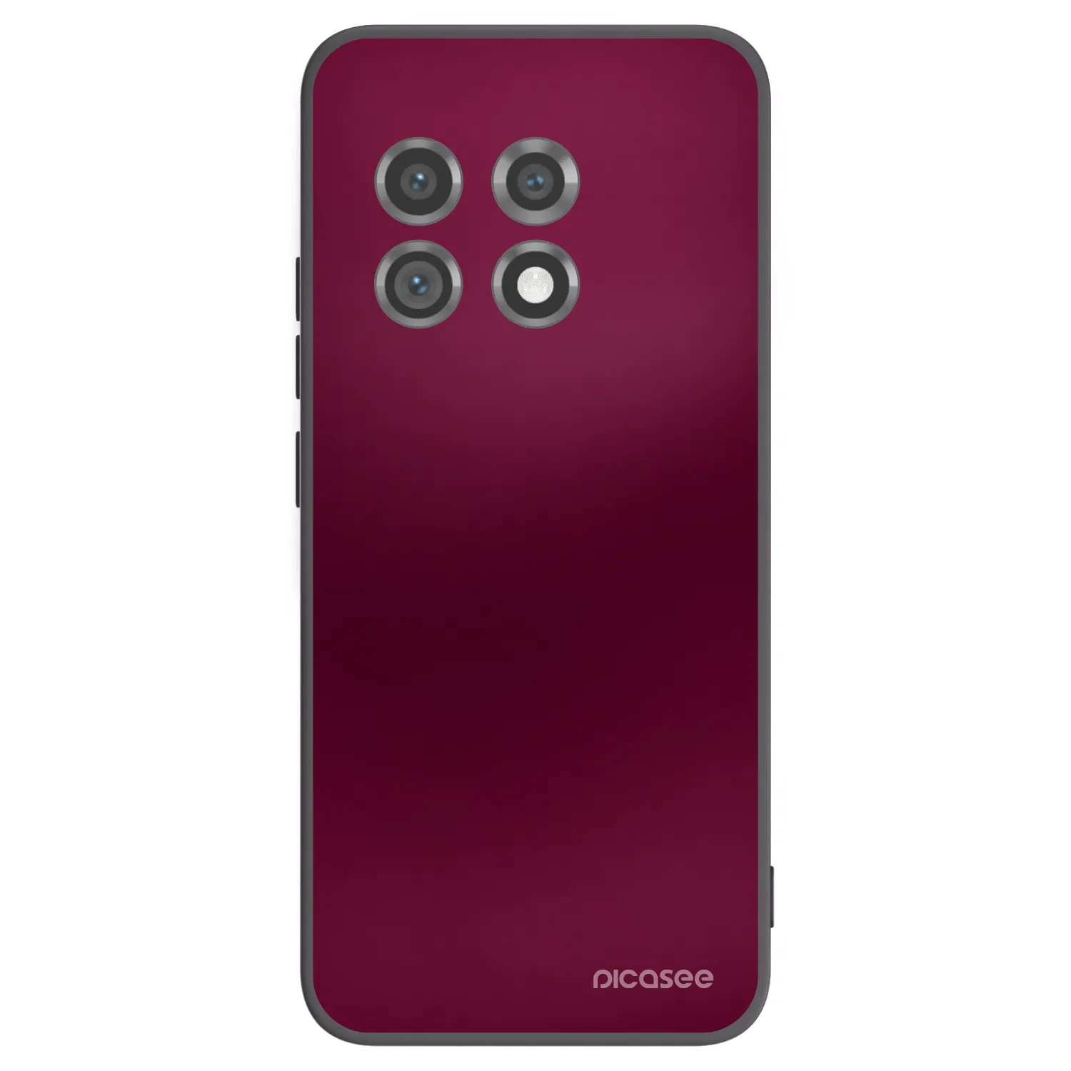 Picasee OnePlus 11 5G Hülle - Schwarzes Silikon - Velvet Bordeaux