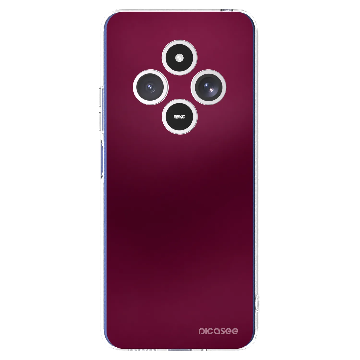 Picasee Xiaomi Redmi 14C Hülle - Transparentes Silikon - Velvet Bordeaux