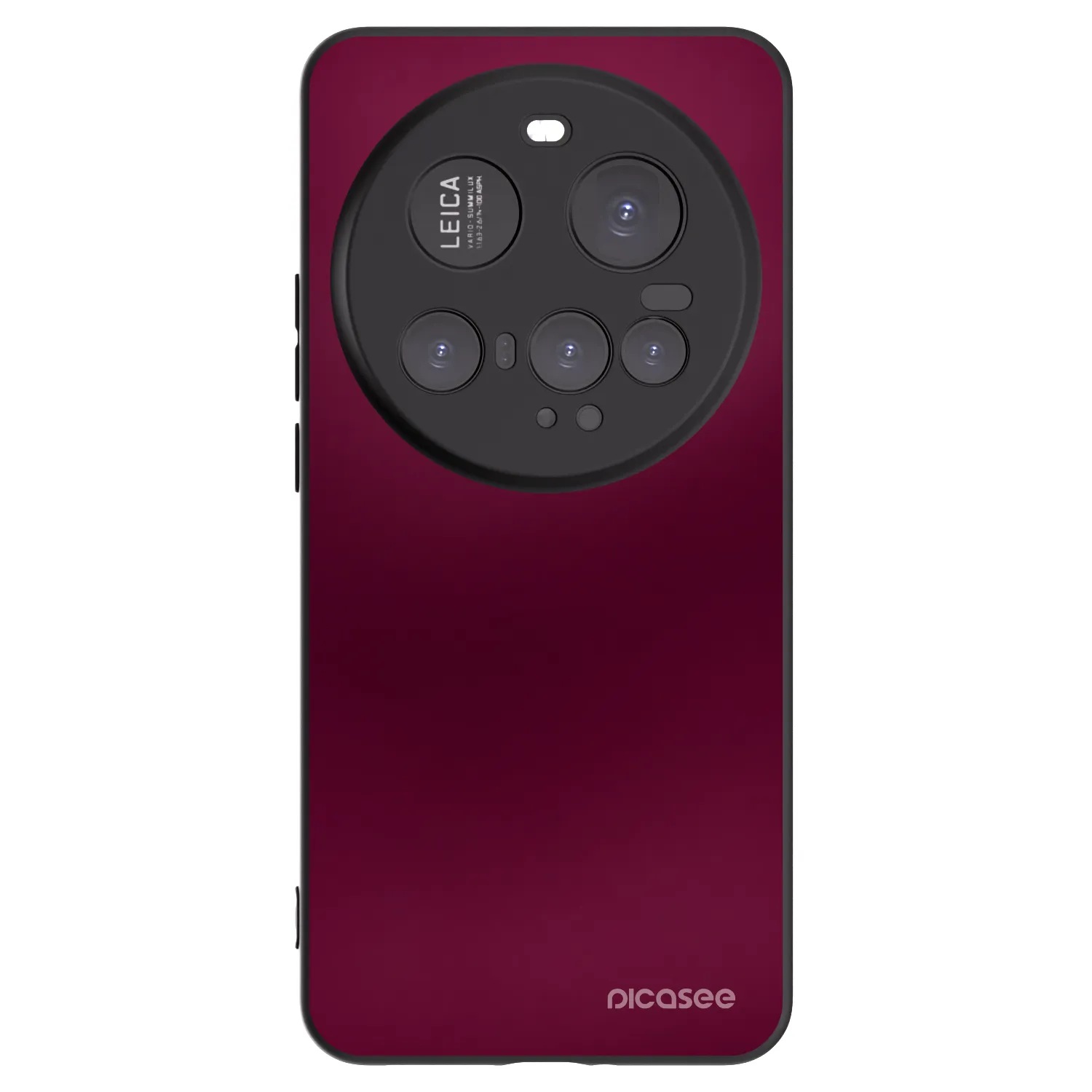 Picasee Xiaomi 15 Ultra Hülle - Schwarzes Silikon - Velvet Bordeaux