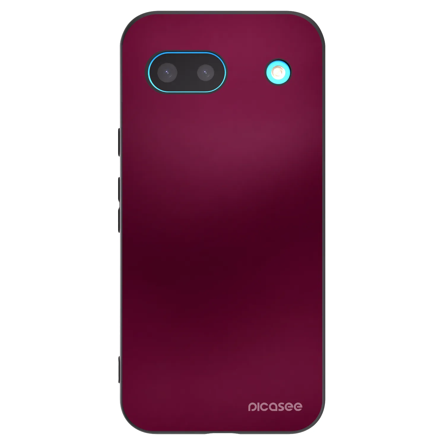 Picasee Google Pixel 8 Hülle - Schwarzes Silikon - Velvet Bordeaux