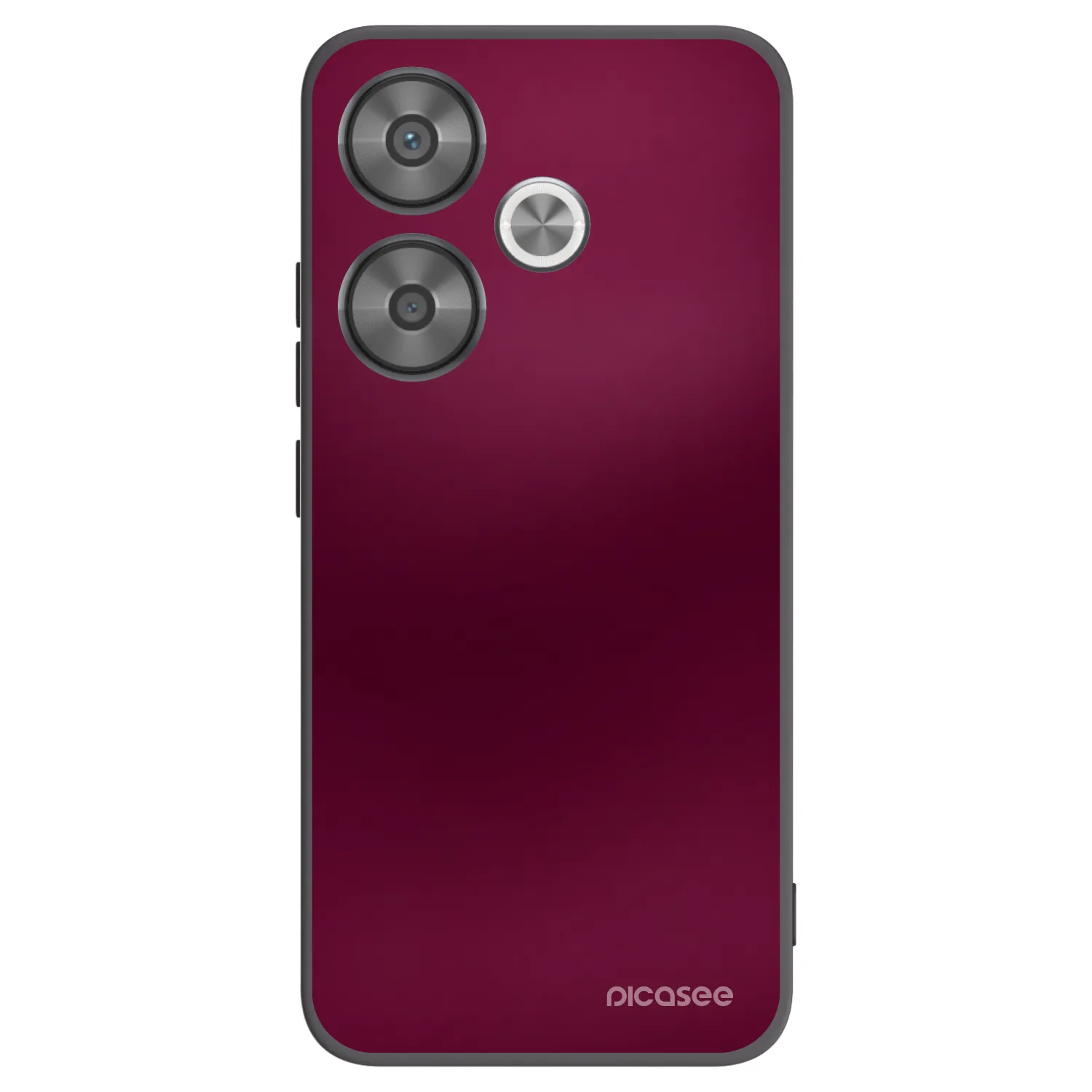 Picasee Xiaomi Poco F6 Hülle - Schwarzes Silikon - Velvet Bordeaux