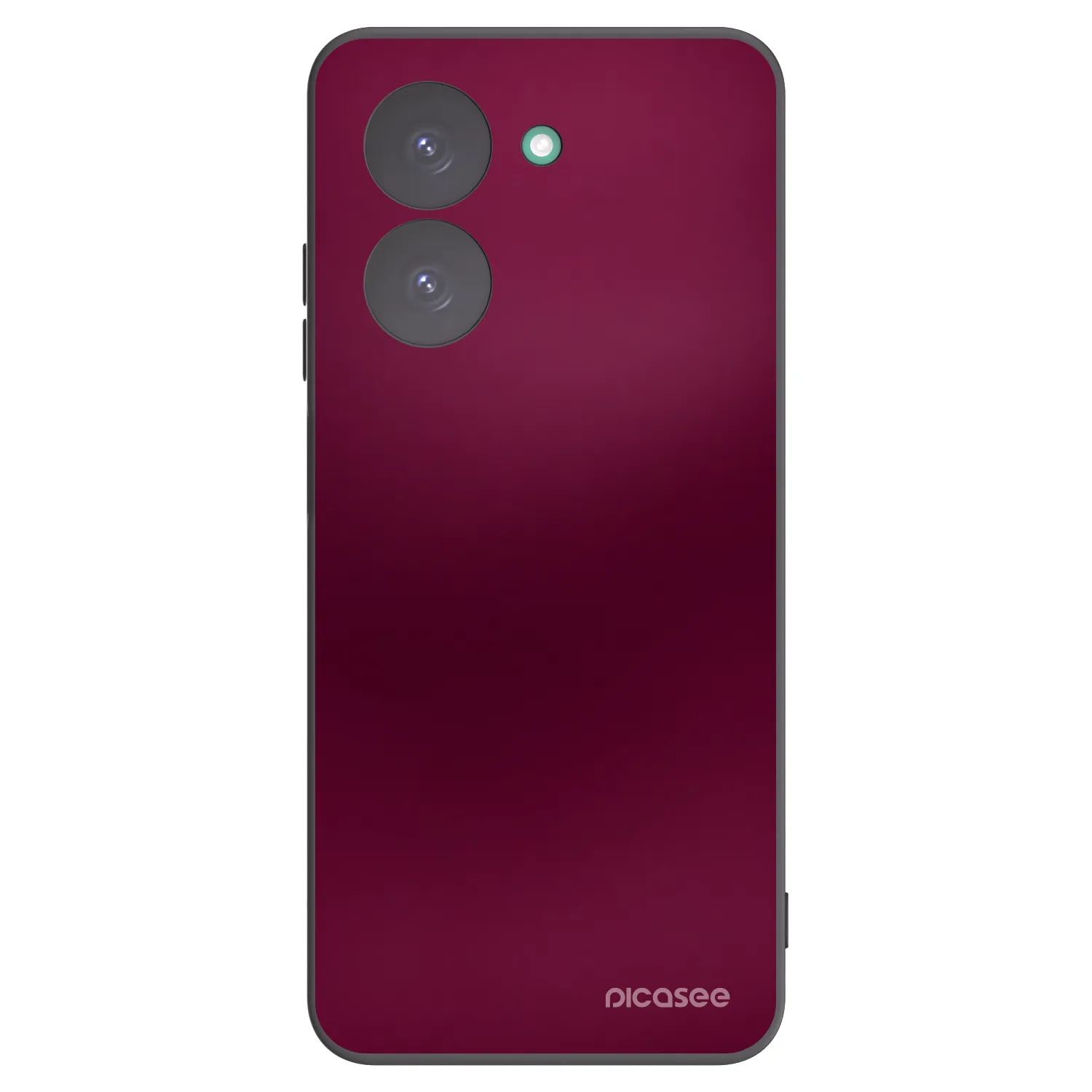 Picasee Xiaomi Redmi A5 Hülle - Schwarzes Silikon - Velvet Bordeaux