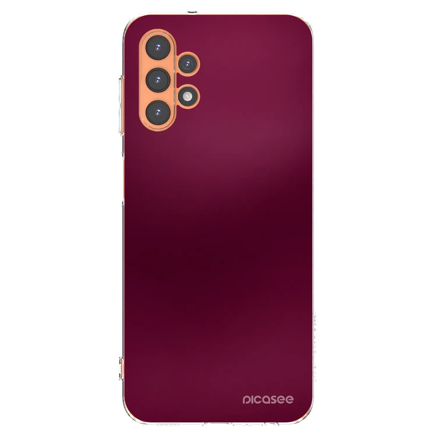 Picasee Samsung Galaxy A13 5G Hülle - Transparentes Silikon - Velvet Bordeaux