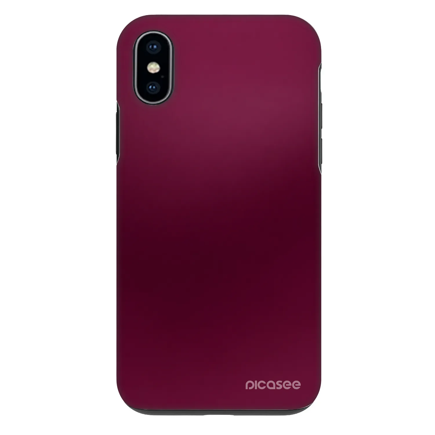 Picasee Fashion Case für Apple iPhone X/XS - Velvet Bordeaux
