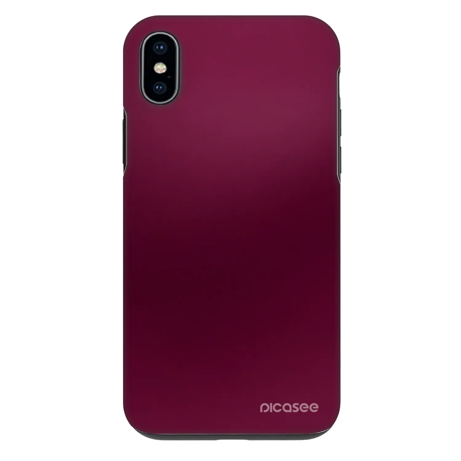 Picasee Fashion Case für Apple iPhone XS Max - Velvet Bordeaux