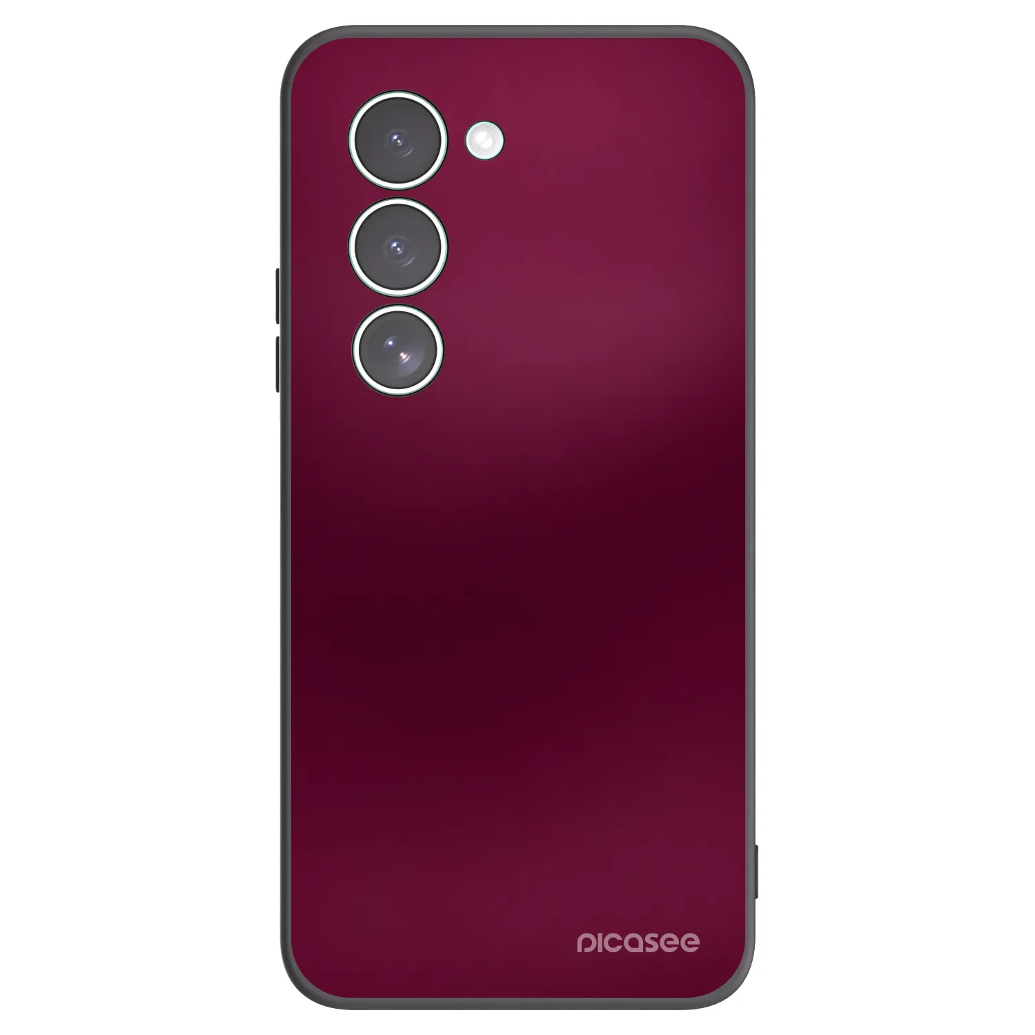 Picasee Xiaomi Redmi 15 5G Hülle - Schwarzes Silikon - Velvet Bordeaux