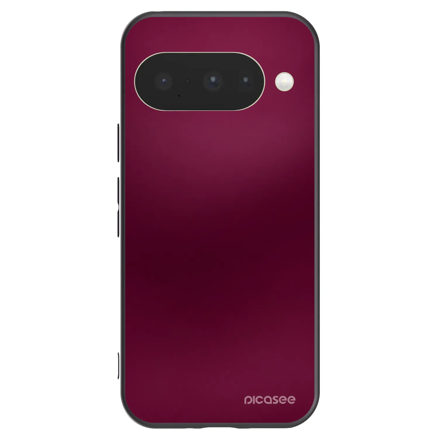 Picasee Google Pixel 10 Hülle - Schwarzes Silikon - Velvet Bordeaux