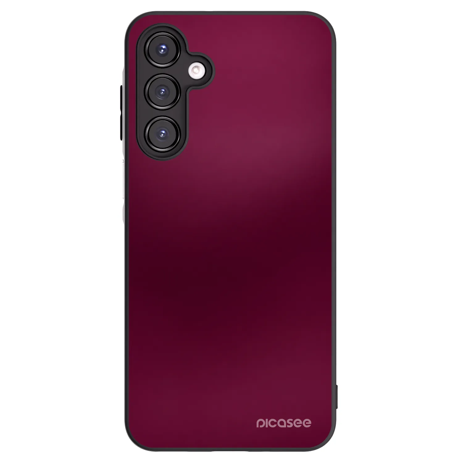Picasee Samsung Galaxy A16 4G Hülle - Schwarzes Silikon - Velvet Bordeaux