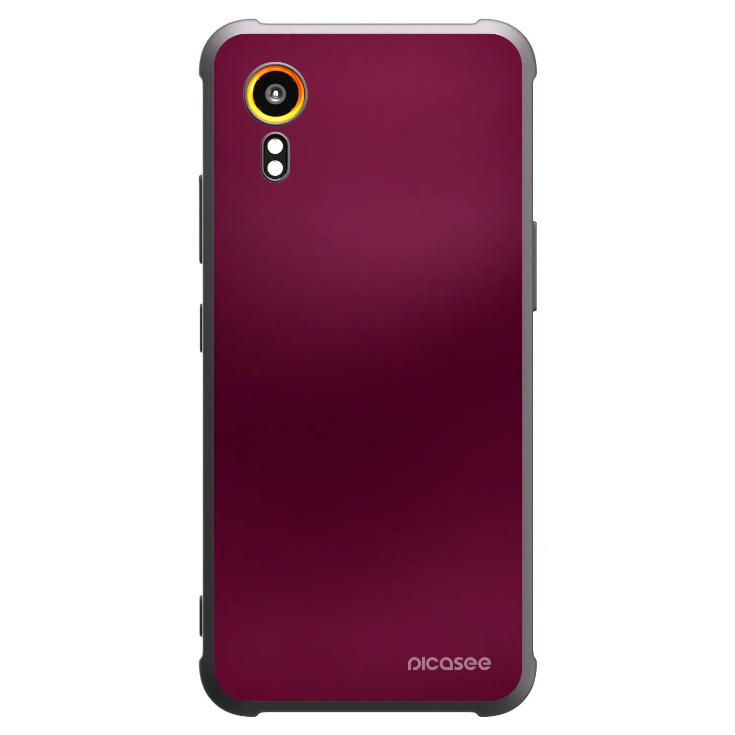 Picasee Samsung Galaxy XCover 7 Hülle - Schwarzes Silikon - Velvet Bordeaux