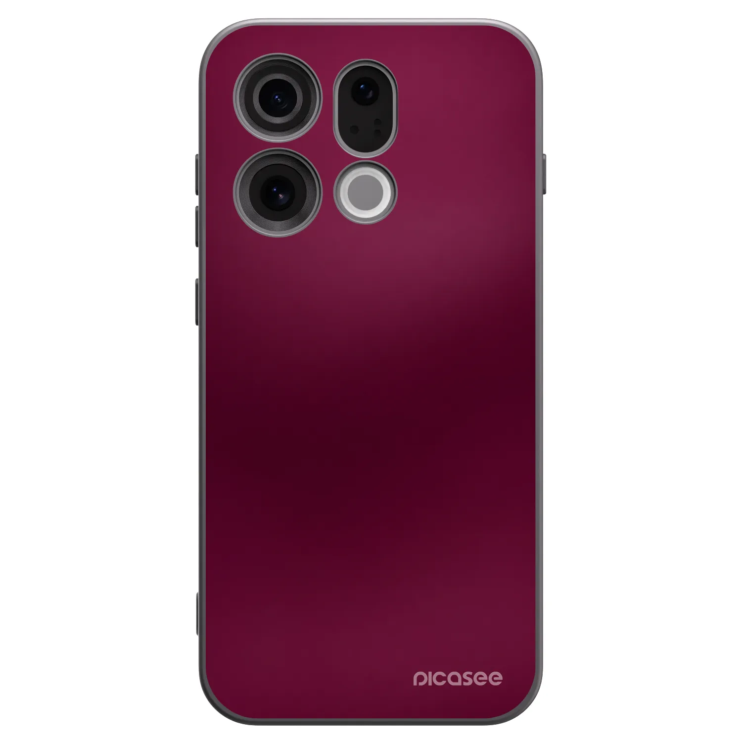 Picasee OPPO Find X9 Hülle - Schwarzes Silikon - Velvet Bordeaux