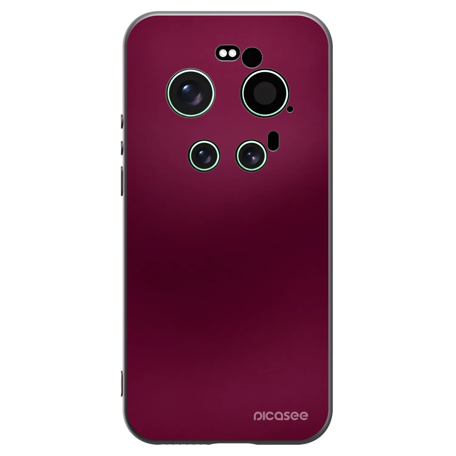 Picasee Xiaomi 17 Ultra Hülle - Schwarzes Silikon - Velvet Bordeaux